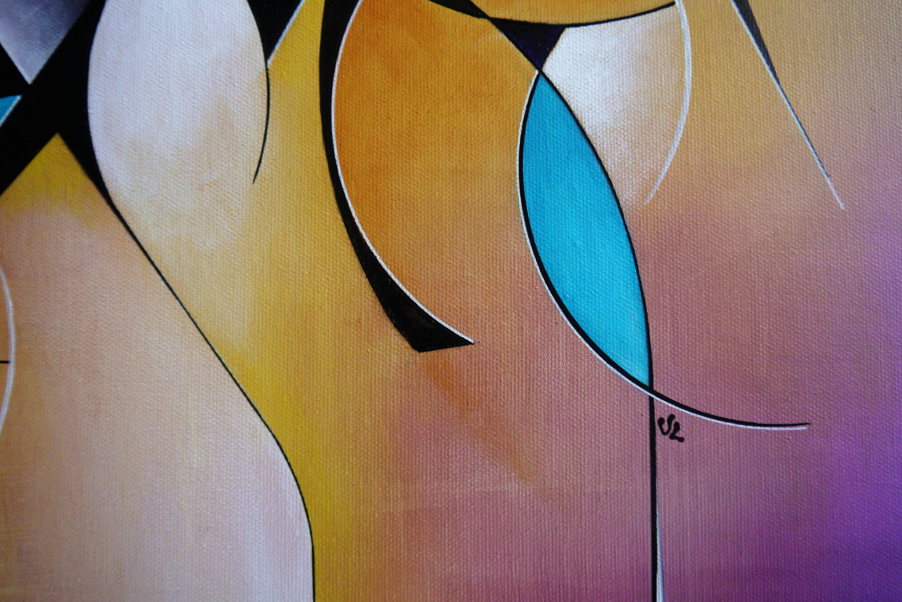 Valérie Lamarre, la servitude du pouvoir, painting - Artalistic online contemporary art buying and selling gallery