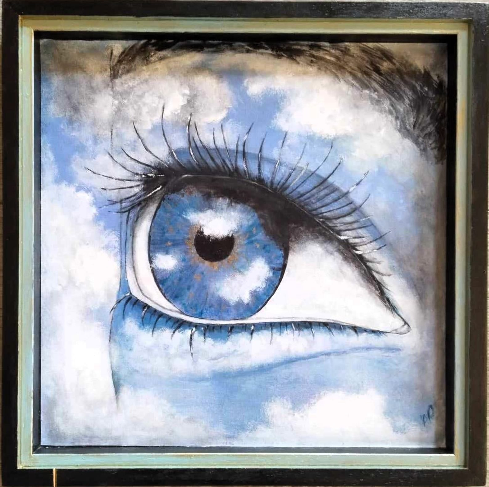 Anne Robin, La tête dans les nuages, painting - Artalistic online contemporary art buying and selling gallery
