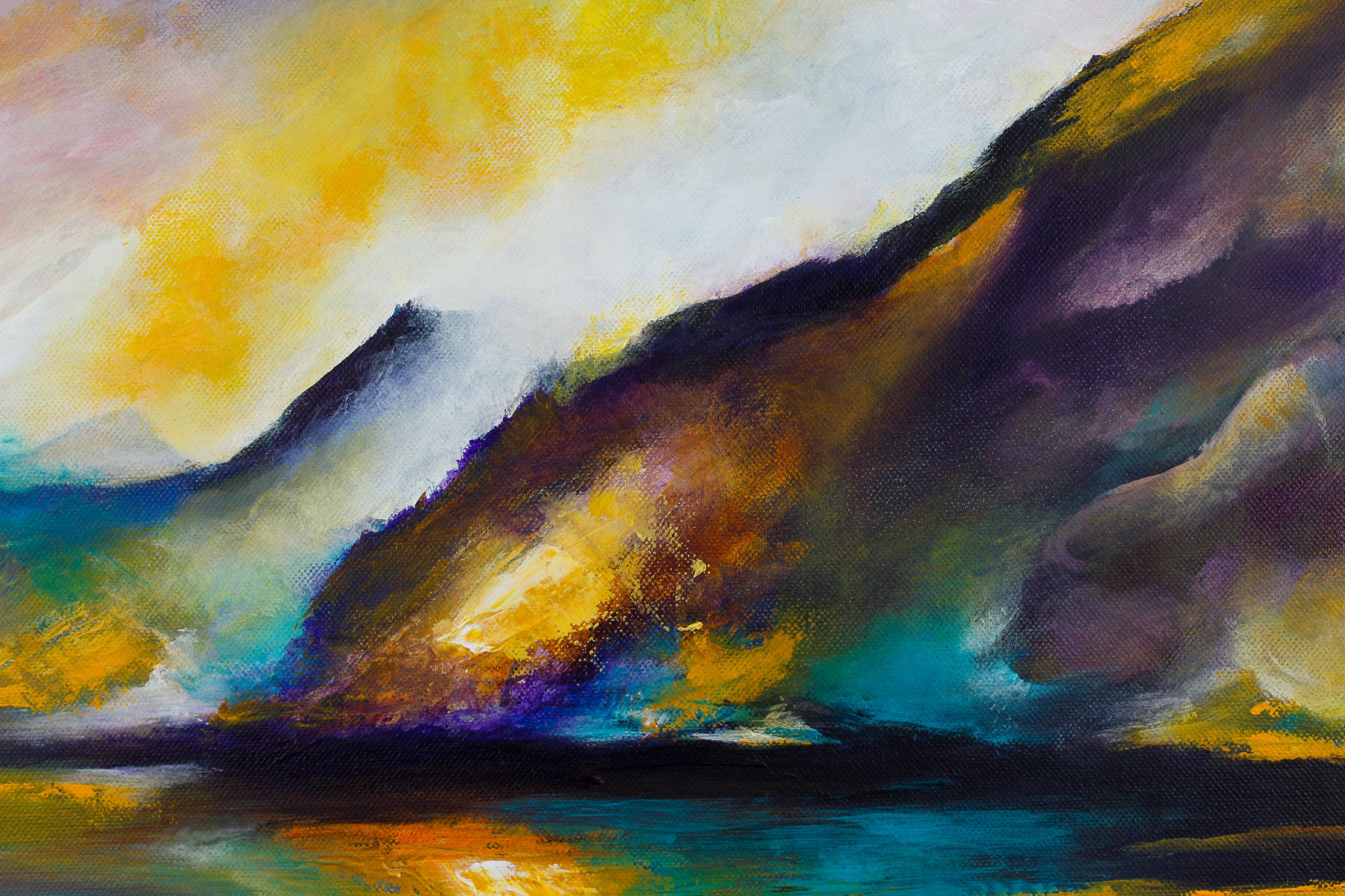 Helena Monniello, Le lit du dragon, painting - Artalistic online contemporary art buying and selling gallery