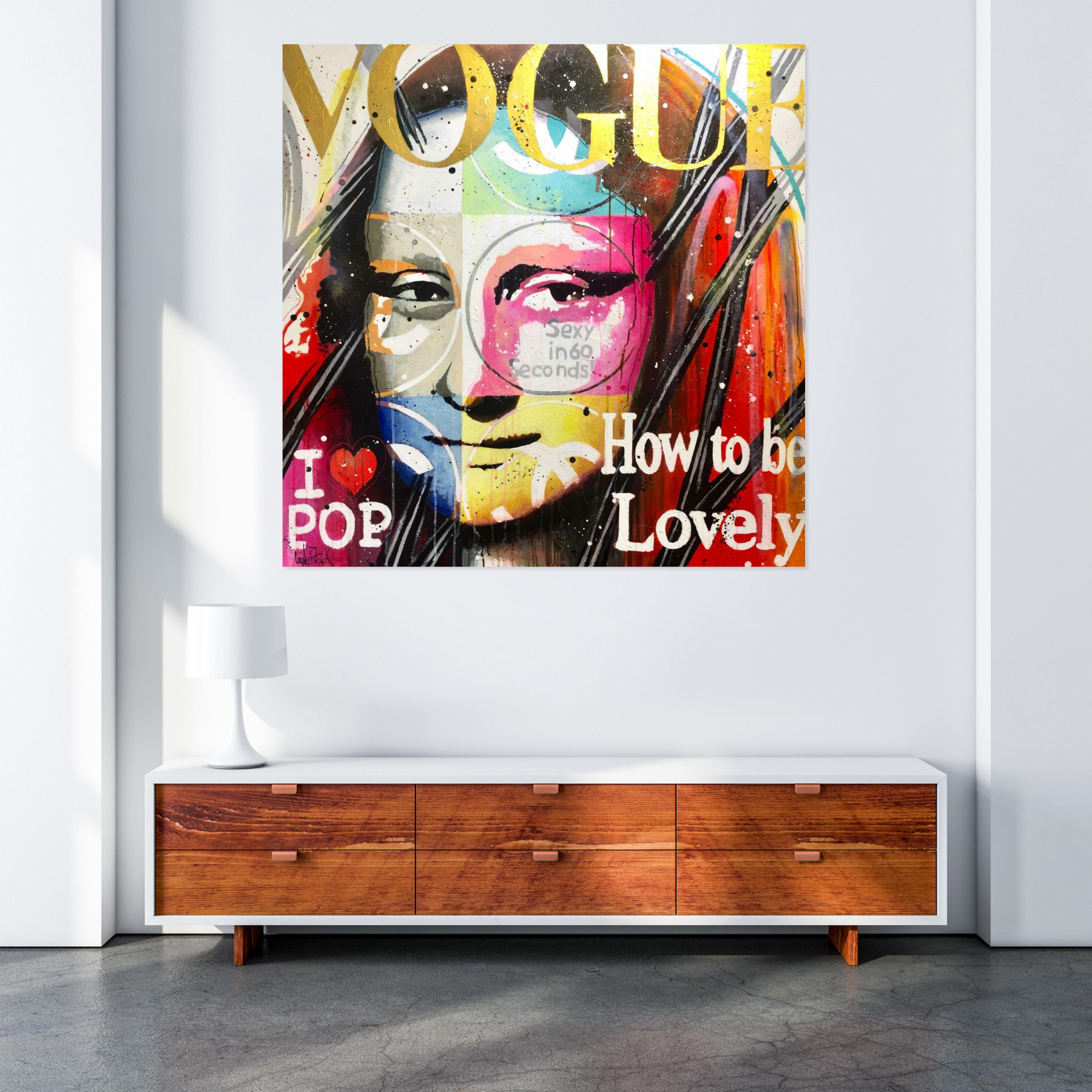 Patrick Cornée, Mona Lisa Pop, Pop Art - Artalistic online contemporary art buying and selling gallery