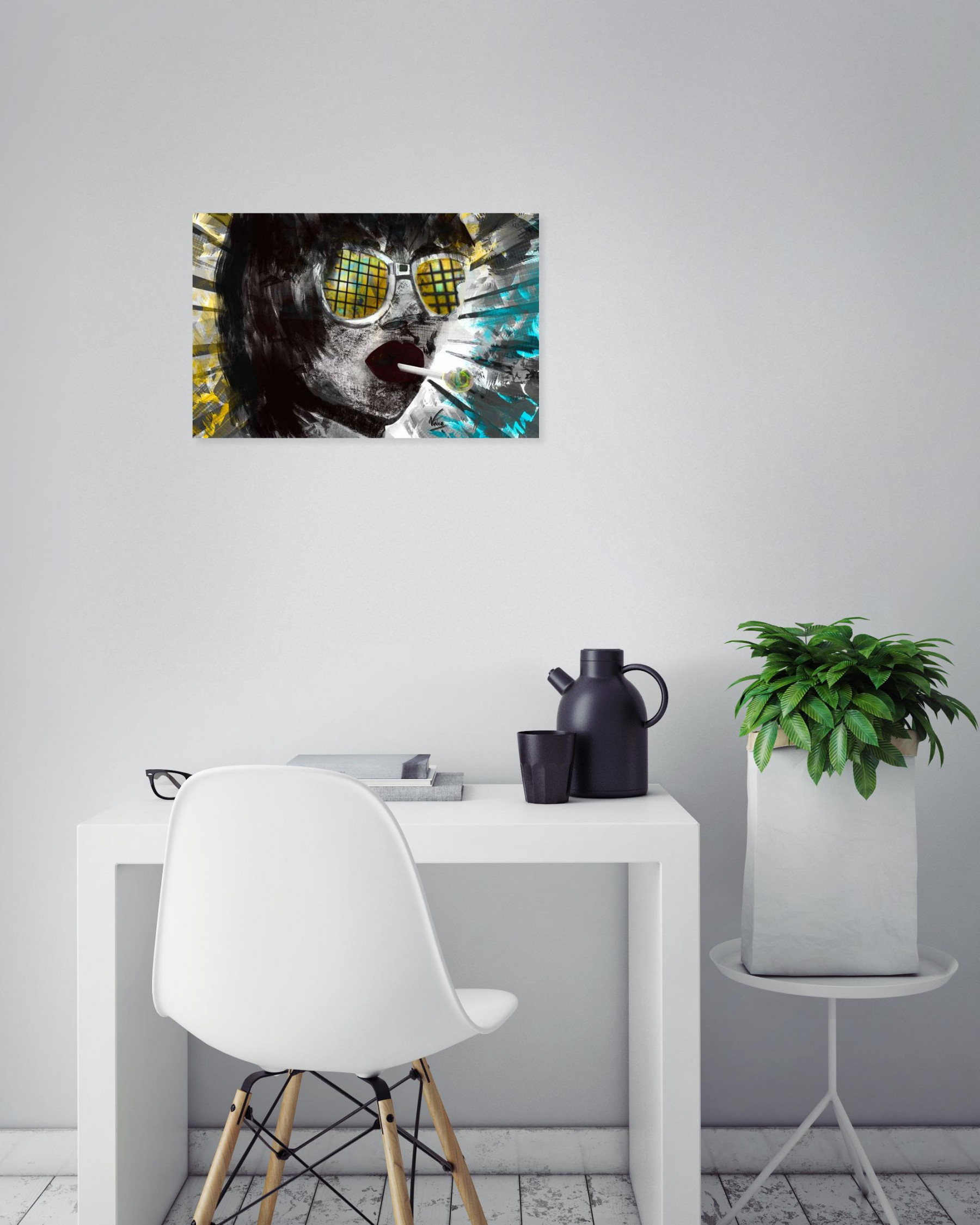 Natoo, Teenager, digital painting - Artalistic online contemporary art buying and selling gallery
