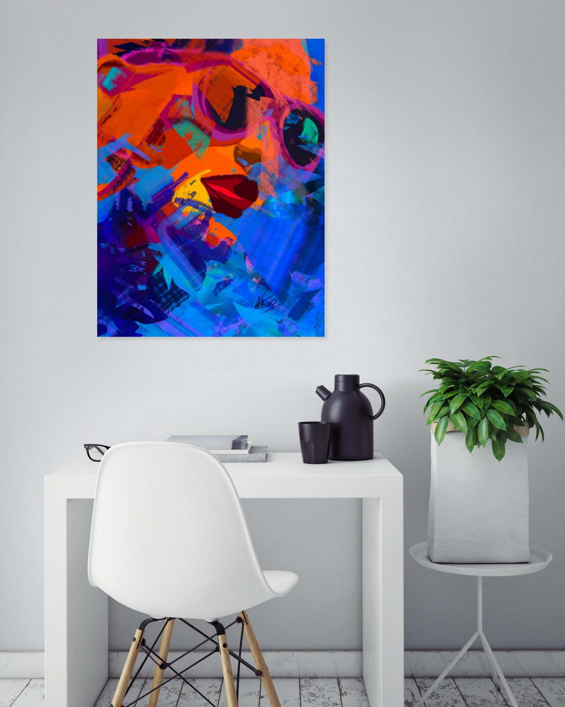 Natoo, Summer, painting - Artalistic online contemporary art buying and selling gallery