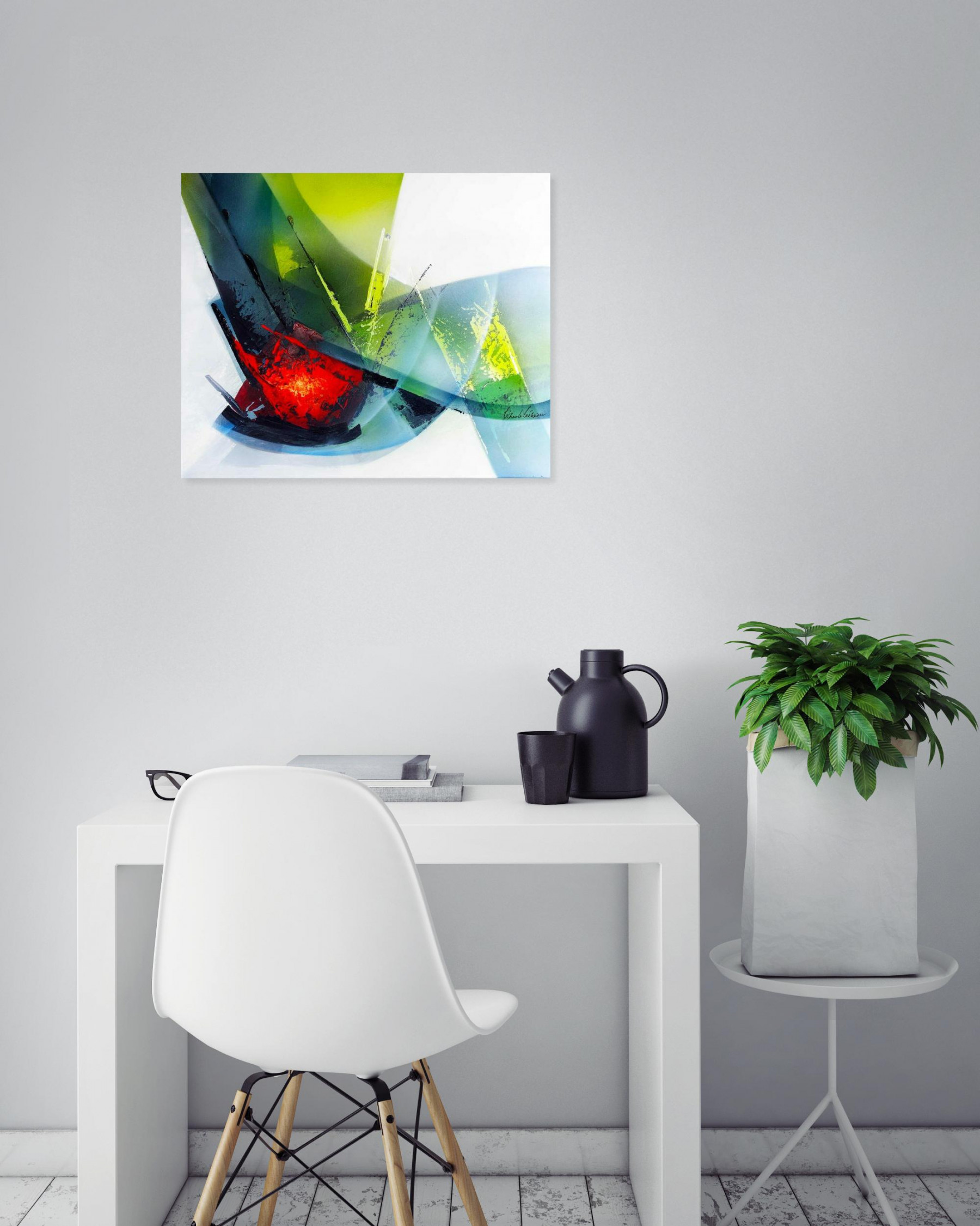 Tenurb-Géneau, Composition 851, painting - Artalistic online contemporary art buying and selling gallery