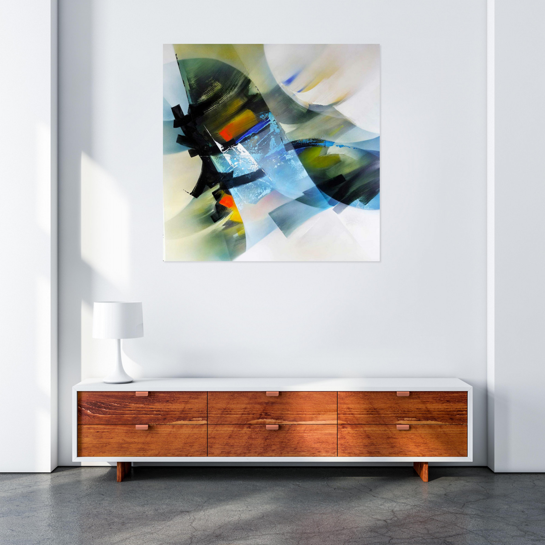 Tenurb-Géneau, Composition 852, painting - Artalistic online contemporary art buying and selling gallery
