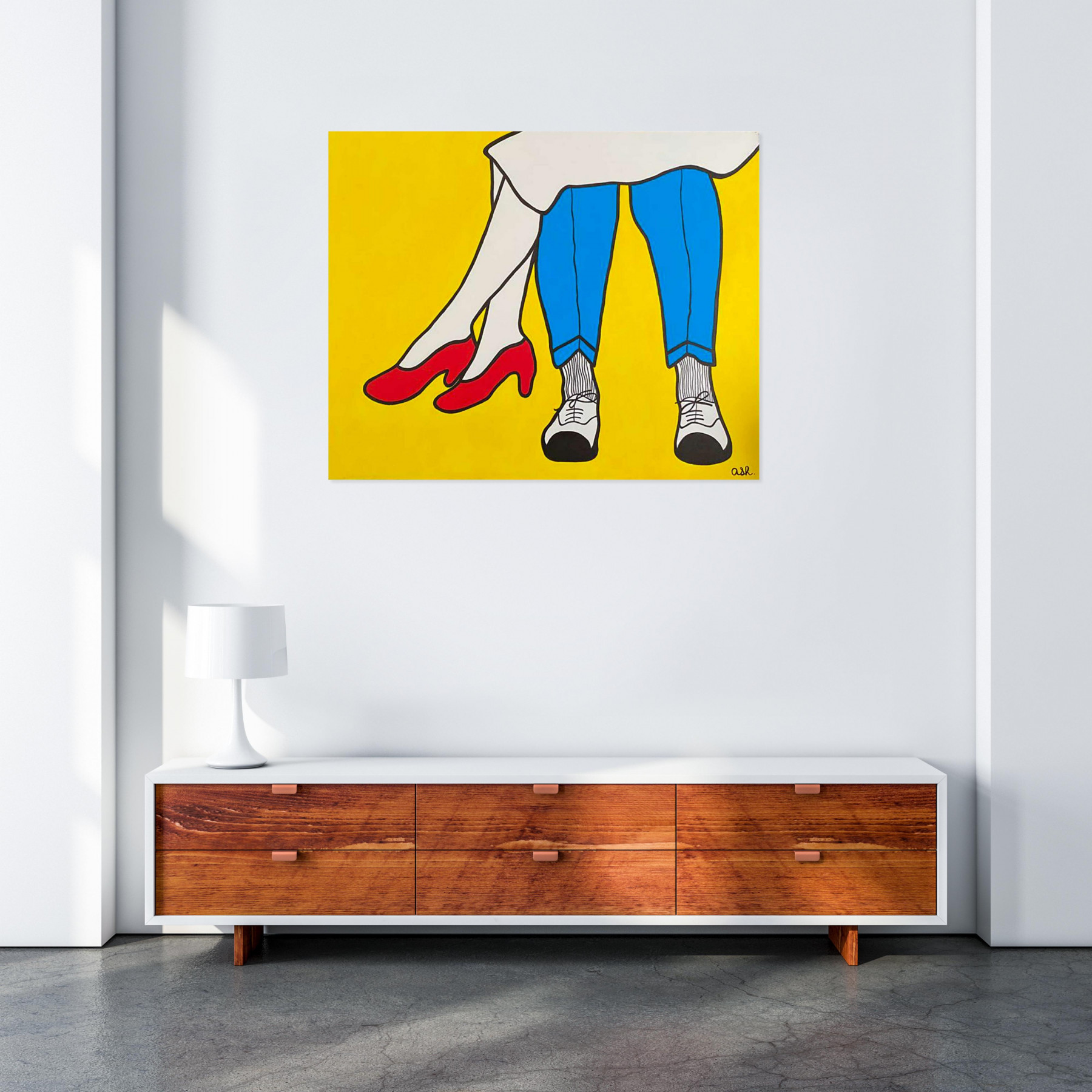 Anne-Sophie Holzer, Rendez-vous, painting - Artalistic online contemporary art buying and selling gallery
