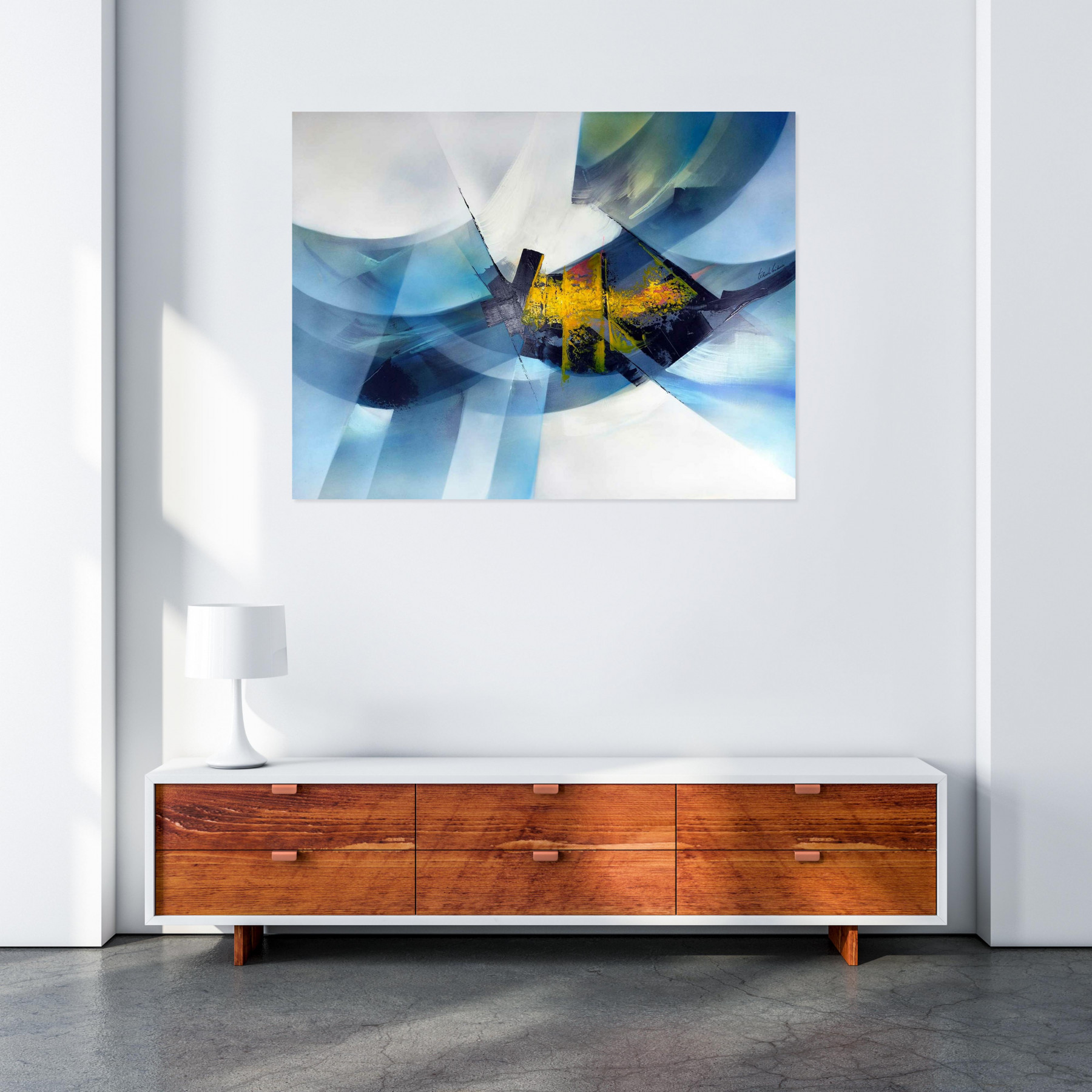 Tenurb-Géneau, Composition 854, painting - Artalistic online contemporary art buying and selling gallery