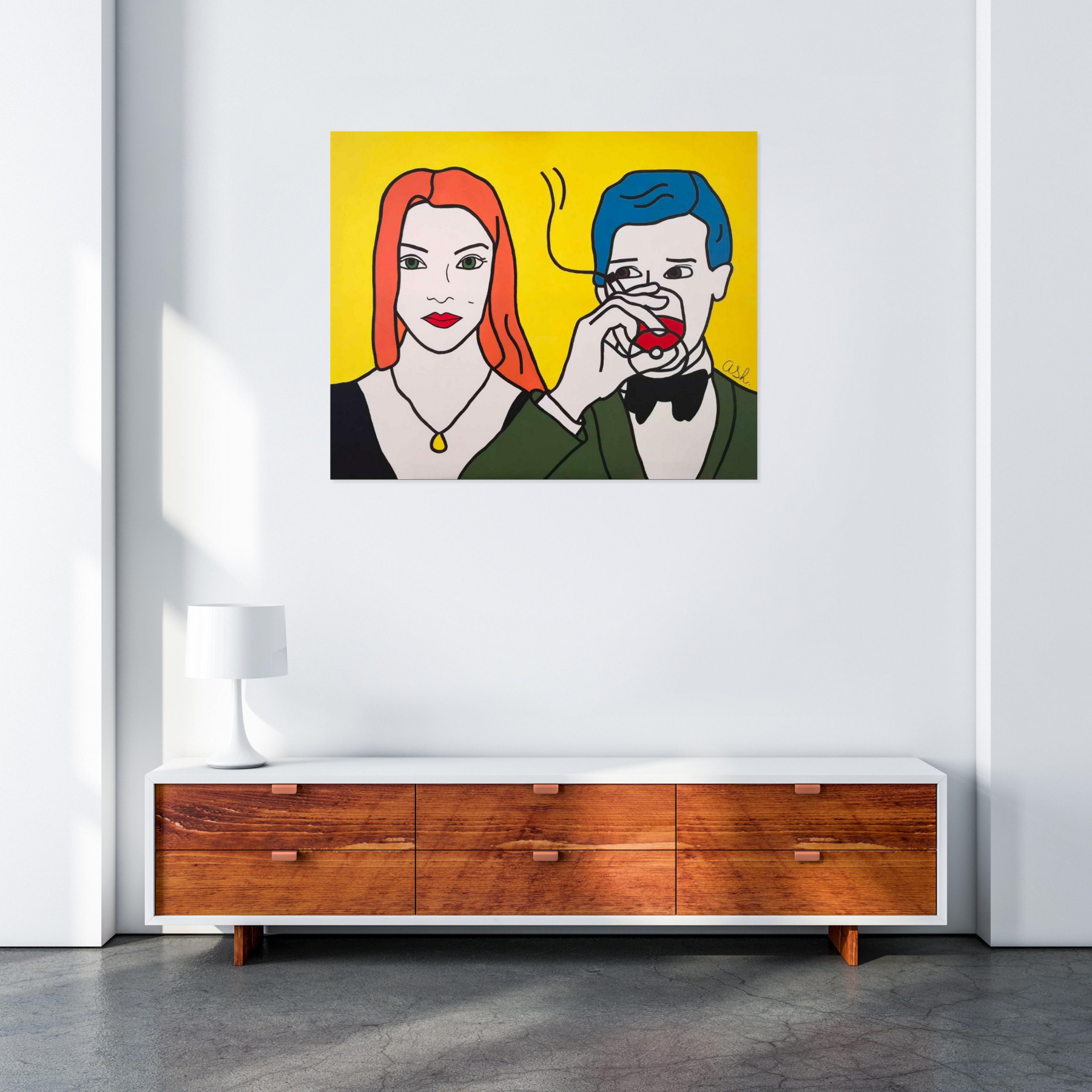 Anne-Sophie Holzer, Gala, painting - Artalistic online contemporary art buying and selling gallery