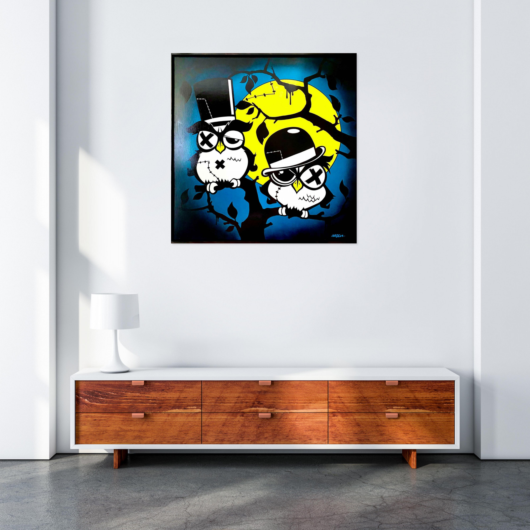 Arsen, Kausette Nokturne, painting - Artalistic online contemporary art buying and selling gallery