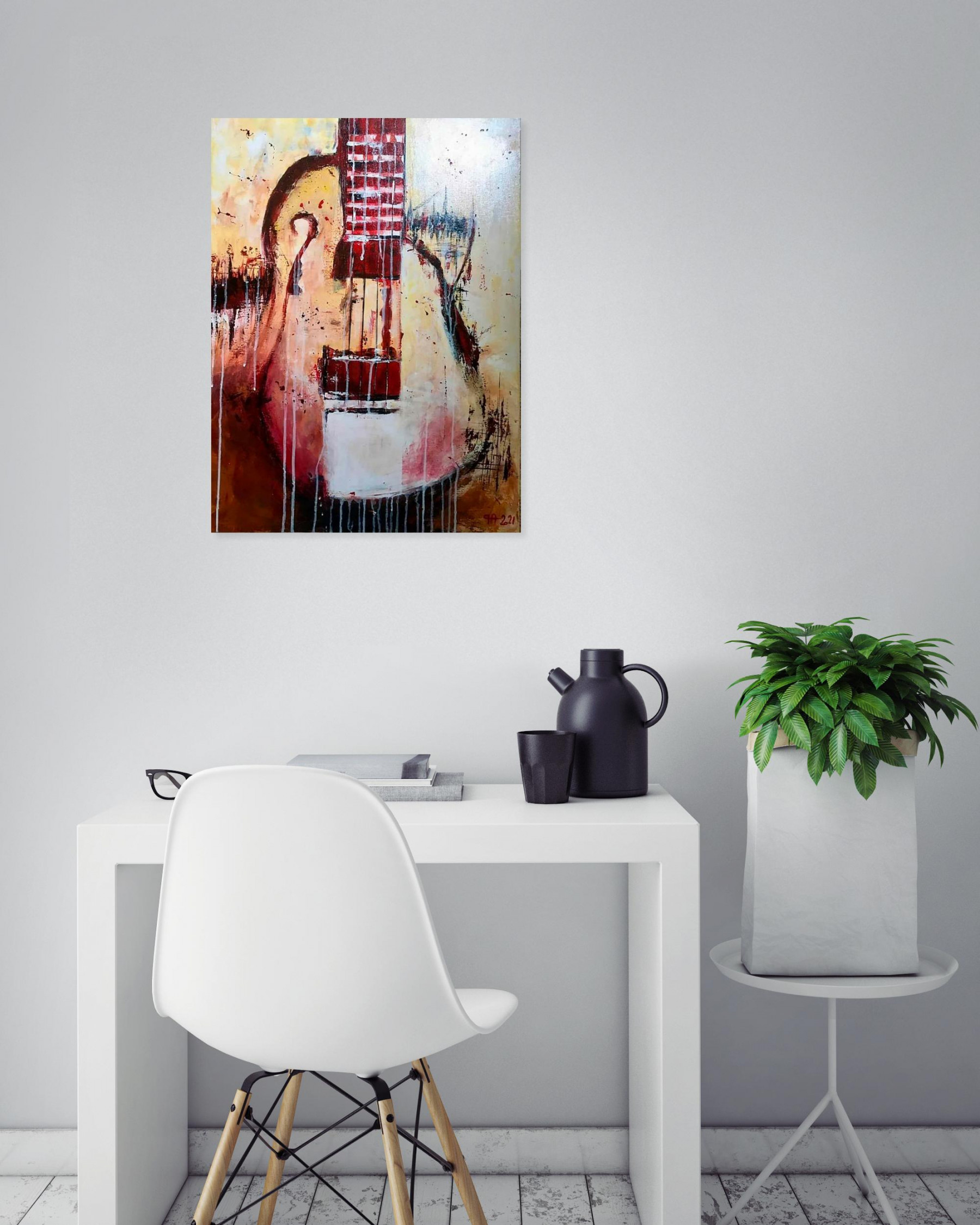 Françoise Augustine, Vibes, painting - Artalistic online contemporary art buying and selling gallery
