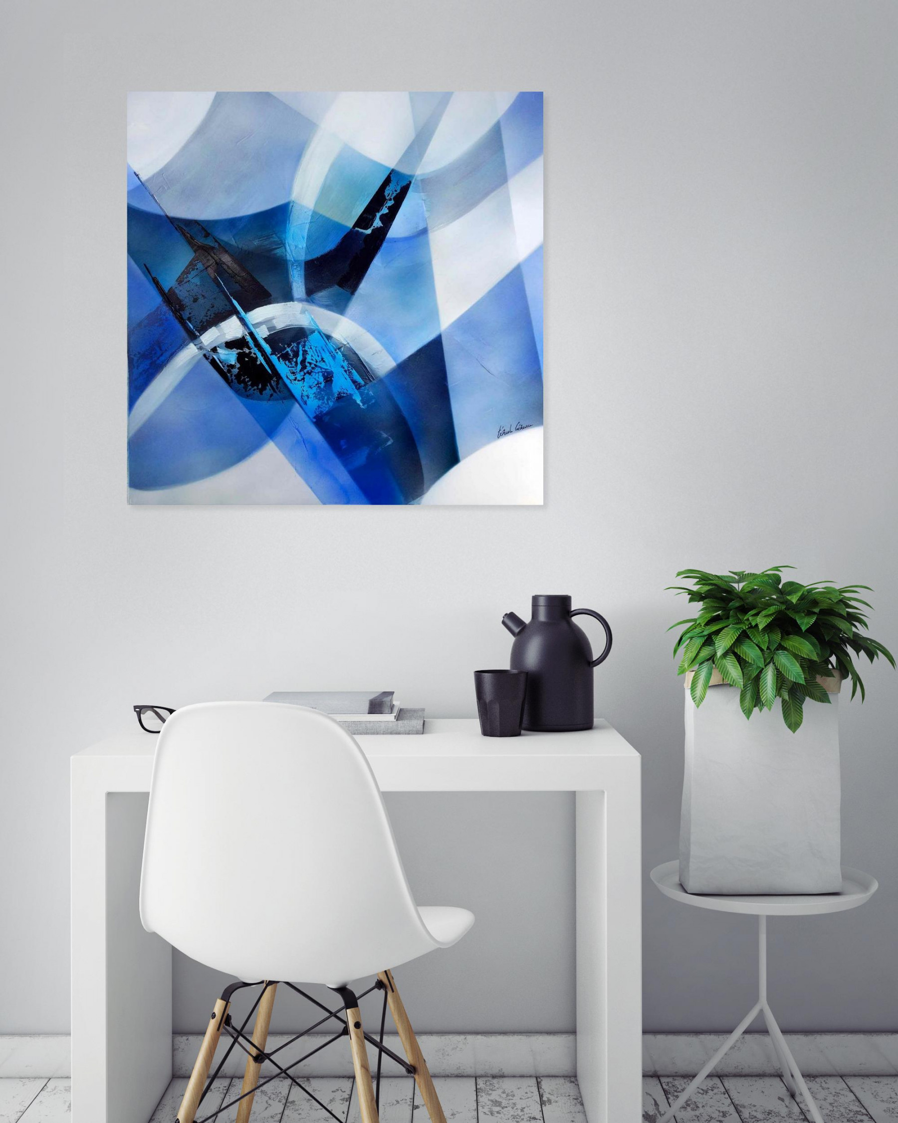 Tenurb-Géneau, Composition 686, painting - Artalistic online contemporary art buying and selling gallery
