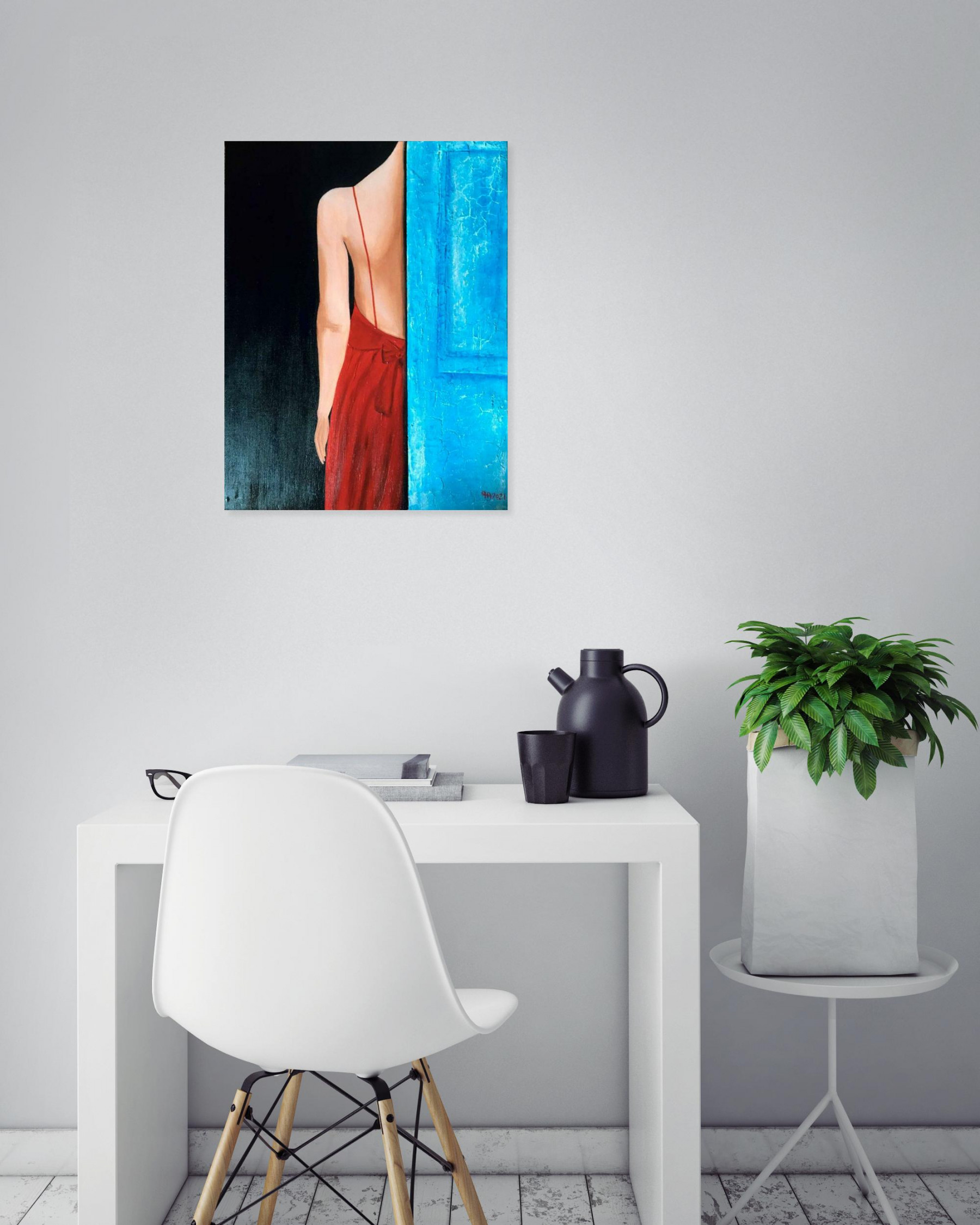 Françoise Augustine, Eden, painting - Artalistic online contemporary art buying and selling gallery