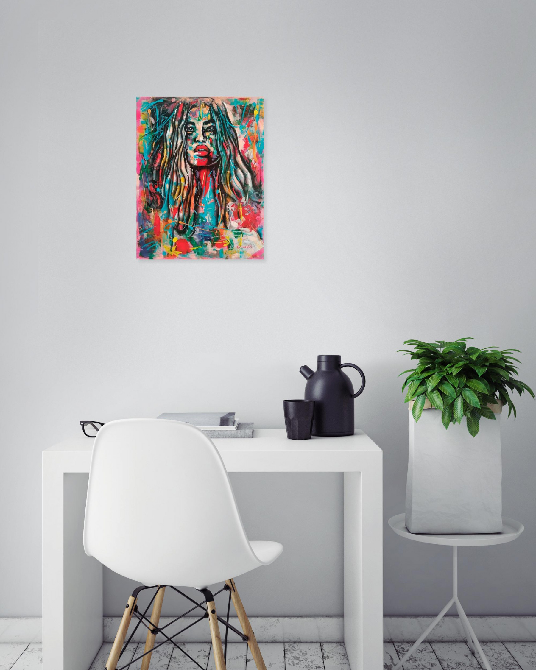 Edward Yov, Melissa, painting - Artalistic online contemporary art buying and selling gallery