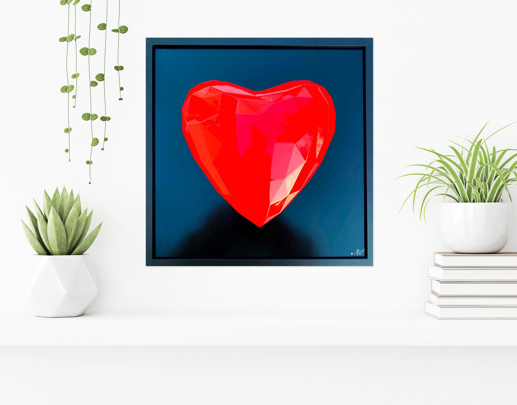 2NY, Heart love, painting - Artalistic online contemporary art buying and selling gallery