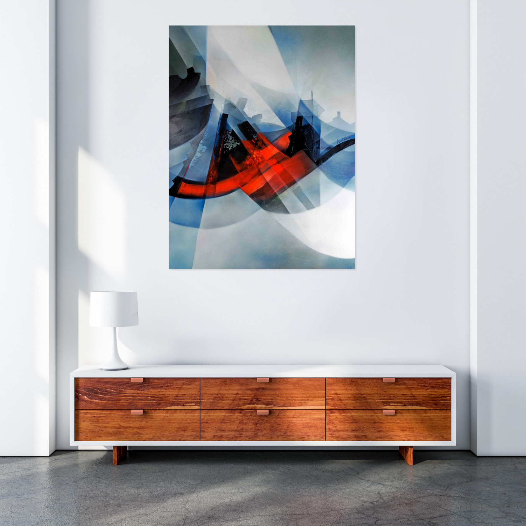 Tenurb-Géneau, composition 855, painting - Artalistic online contemporary art buying and selling gallery