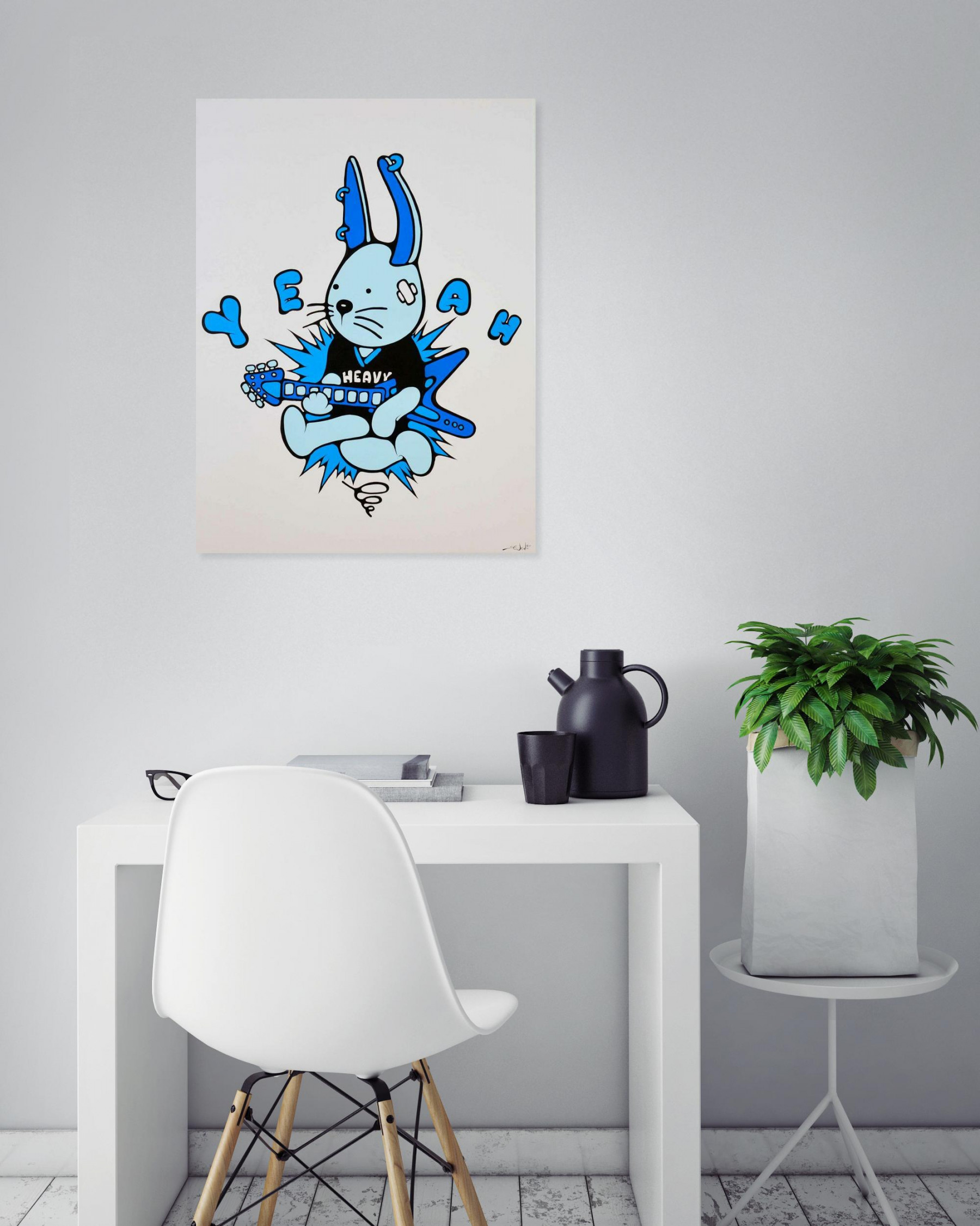 Ewen Gur, Oh Yeah, painting - Artalistic online contemporary art buying and selling gallery
