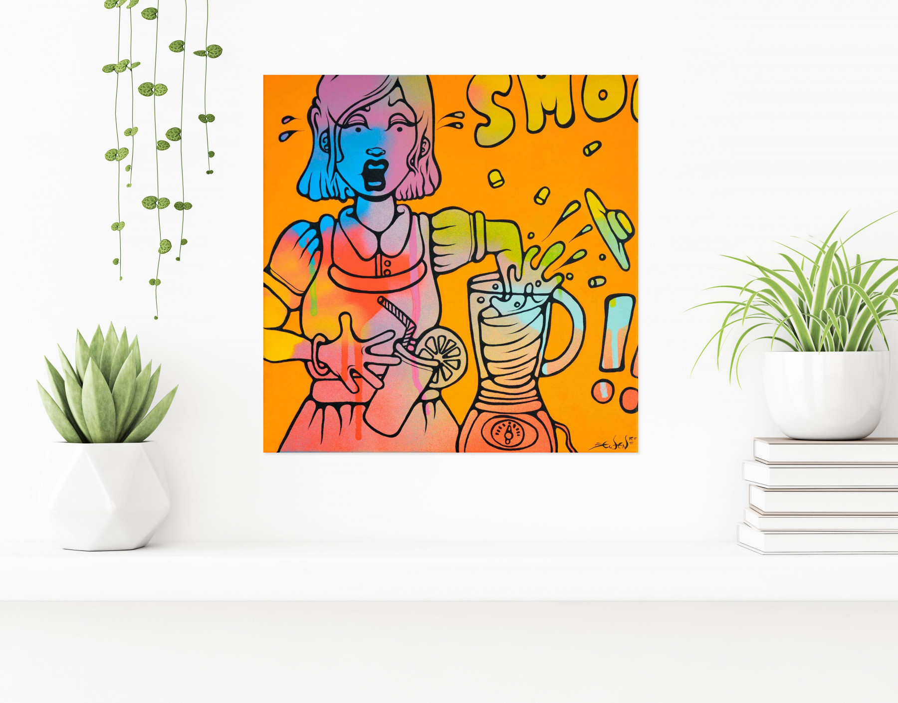 Ewen Gur, Oh Gosh, painting - Artalistic online contemporary art buying and selling gallery