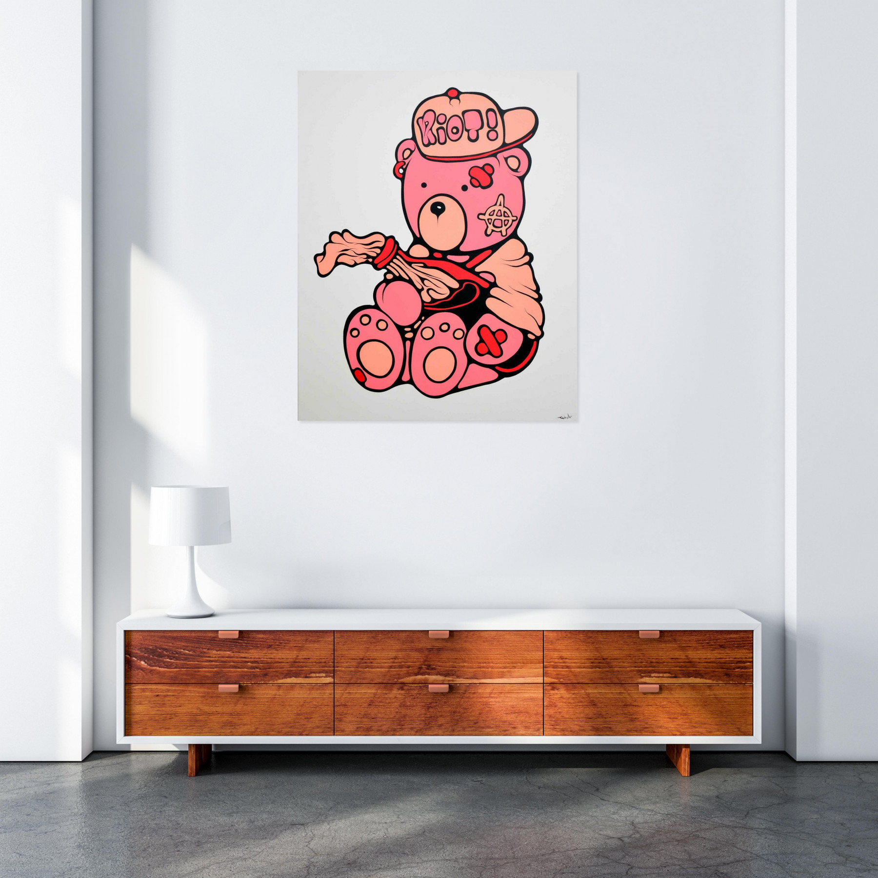 Ewen Gur, There will be a riot tonight, painting - Artalistic online contemporary art buying and selling gallery
