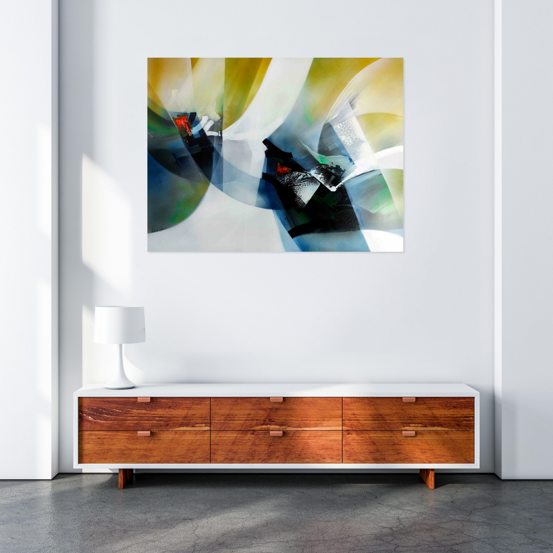Tenurb-Géneau, Composition 856, painting - Artalistic online contemporary art buying and selling gallery