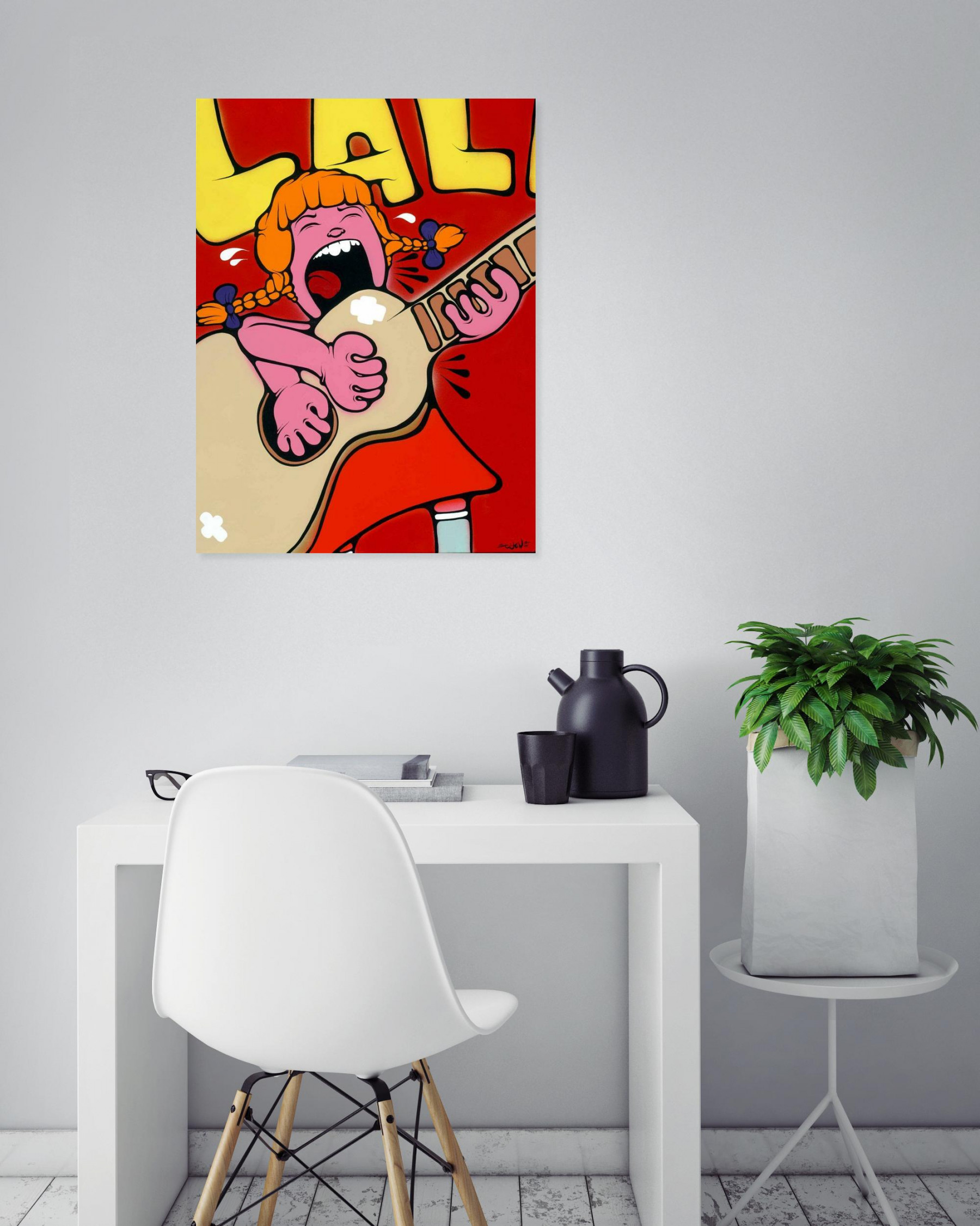 Ewen Gur, LaLaLa, painting - Artalistic online contemporary art buying and selling gallery