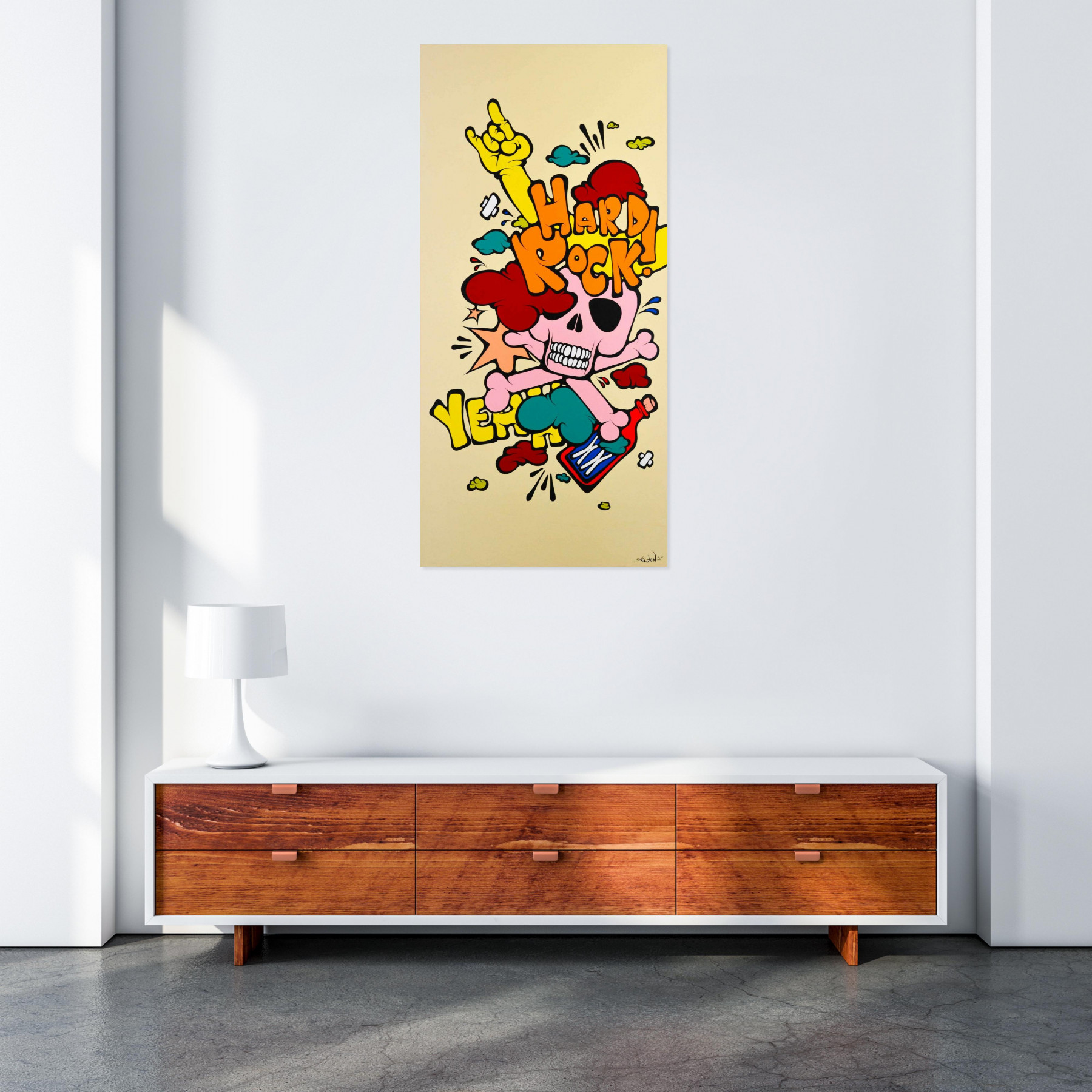 Ewen Gur, Hardrock, painting - Artalistic online contemporary art buying and selling gallery