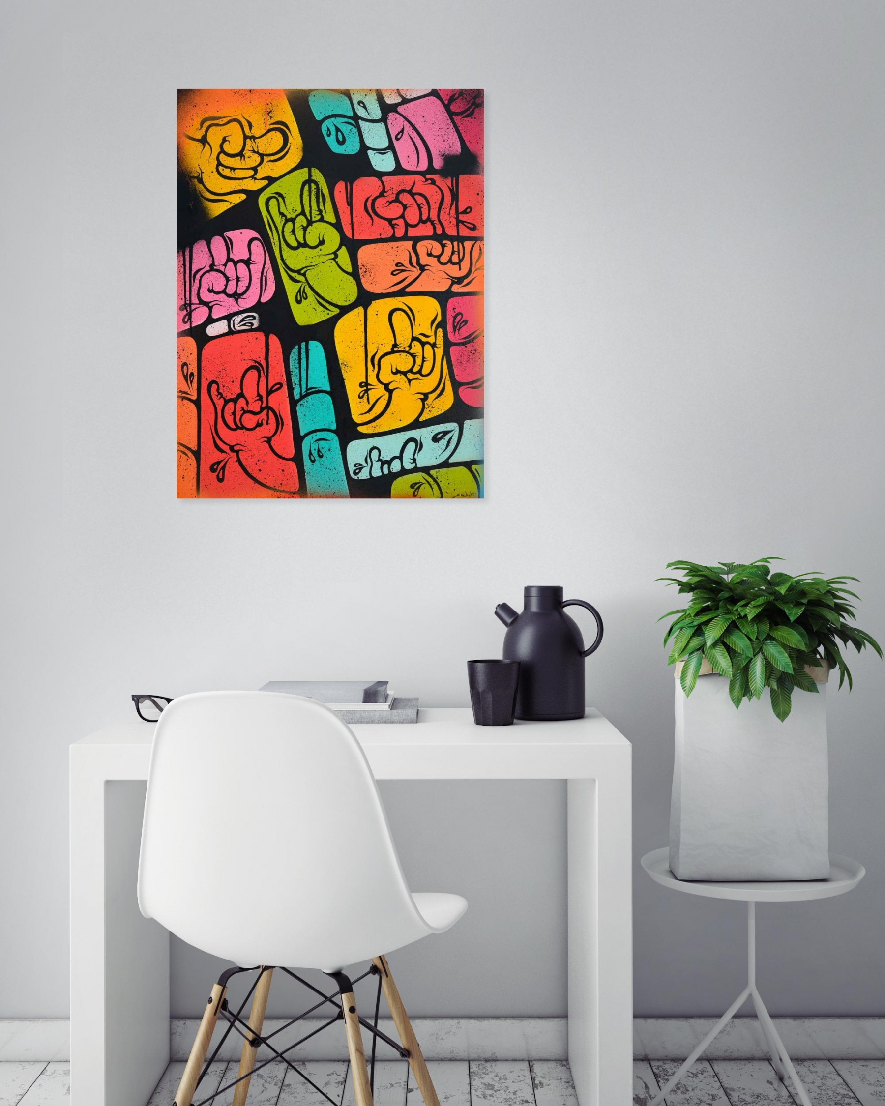Ewen Gur, Everybody say yeah, painting - Artalistic online contemporary art buying and selling gallery
