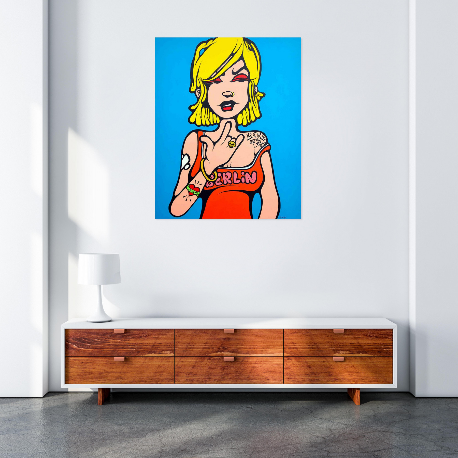 Ewen Gur, Berlin Rocks, painting - Artalistic online contemporary art buying and selling gallery