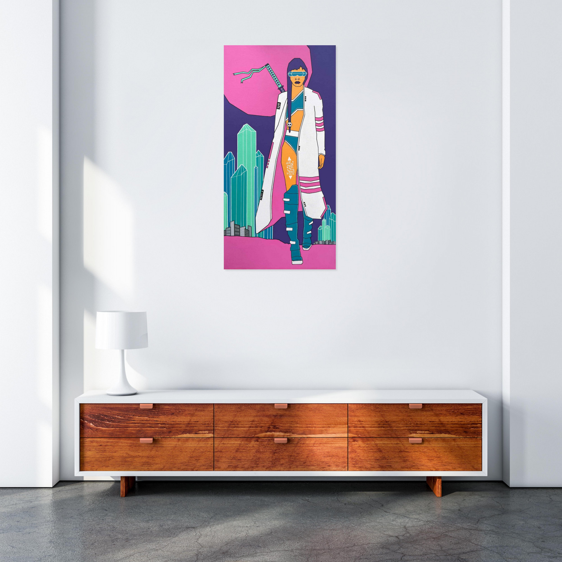 Secam, Krystals, painting - Artalistic online contemporary art buying and selling gallery