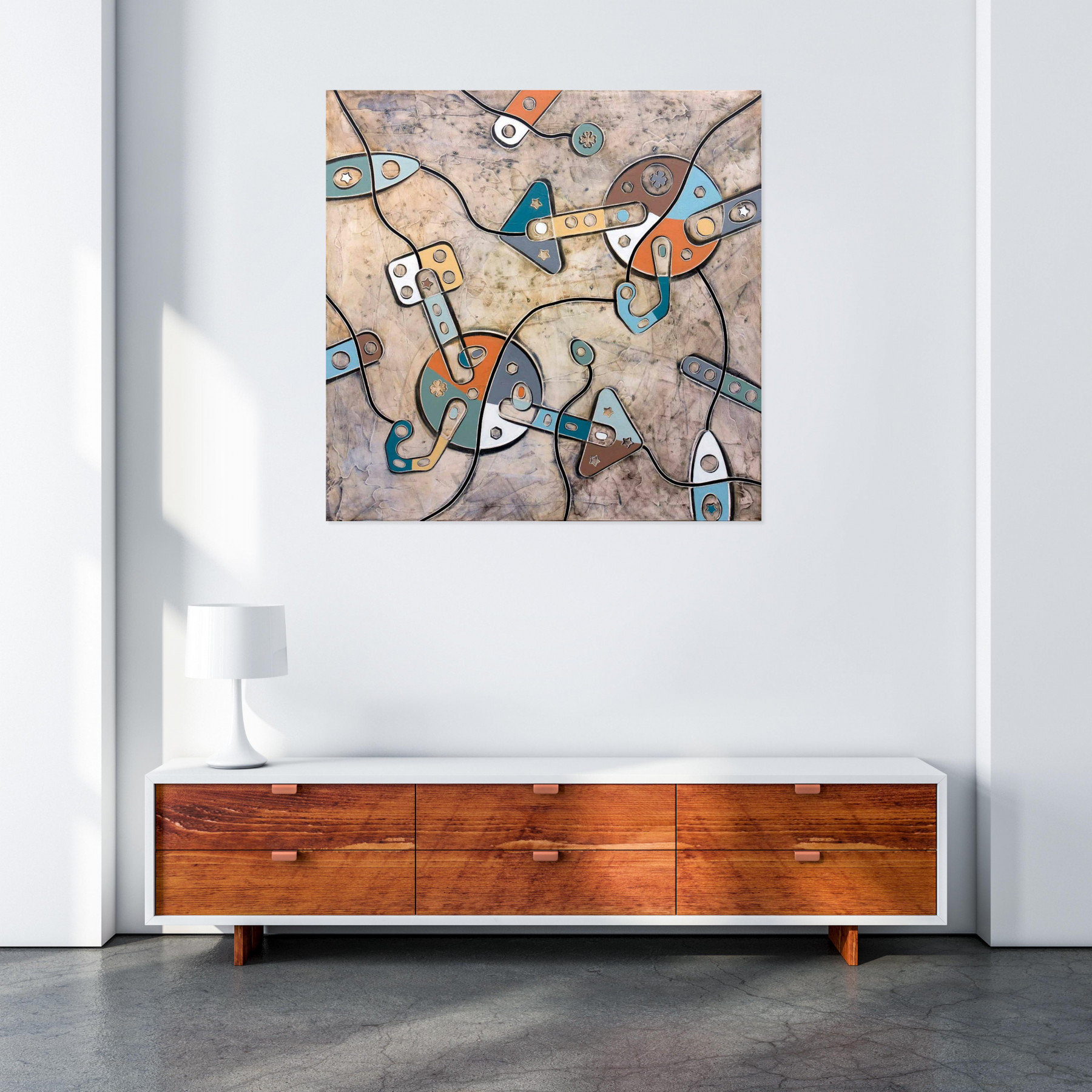 Andrea Benetti, Dinimica della fortuna, painting - Artalistic online contemporary art buying and selling gallery