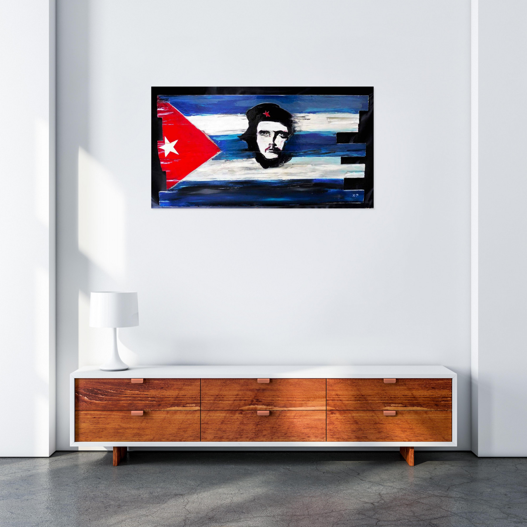 Nicolas Postec, Che Guevara, painting - Artalistic online contemporary art buying and selling gallery