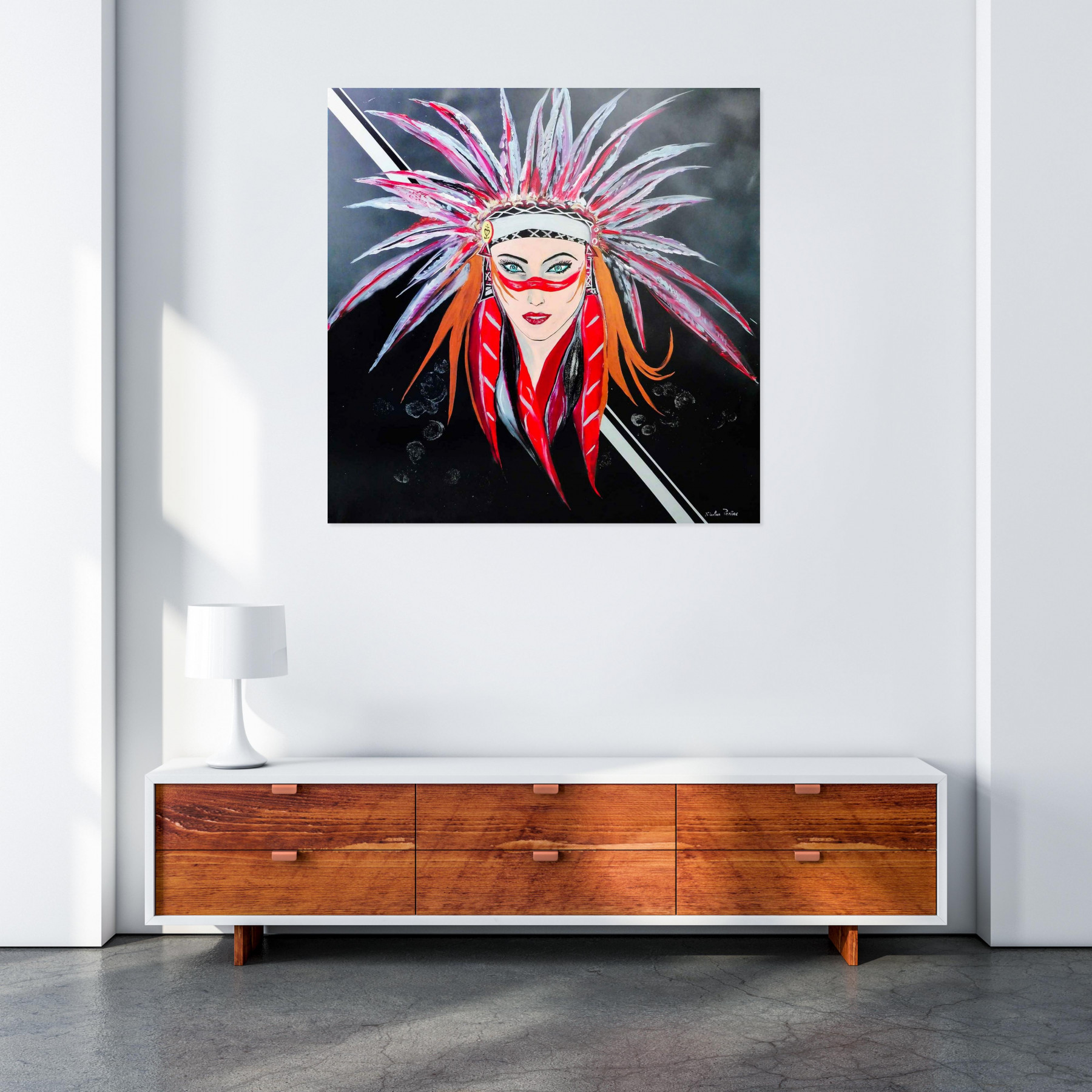 Nicolas Postec, Ozalee, painting - Artalistic online contemporary art buying and selling gallery