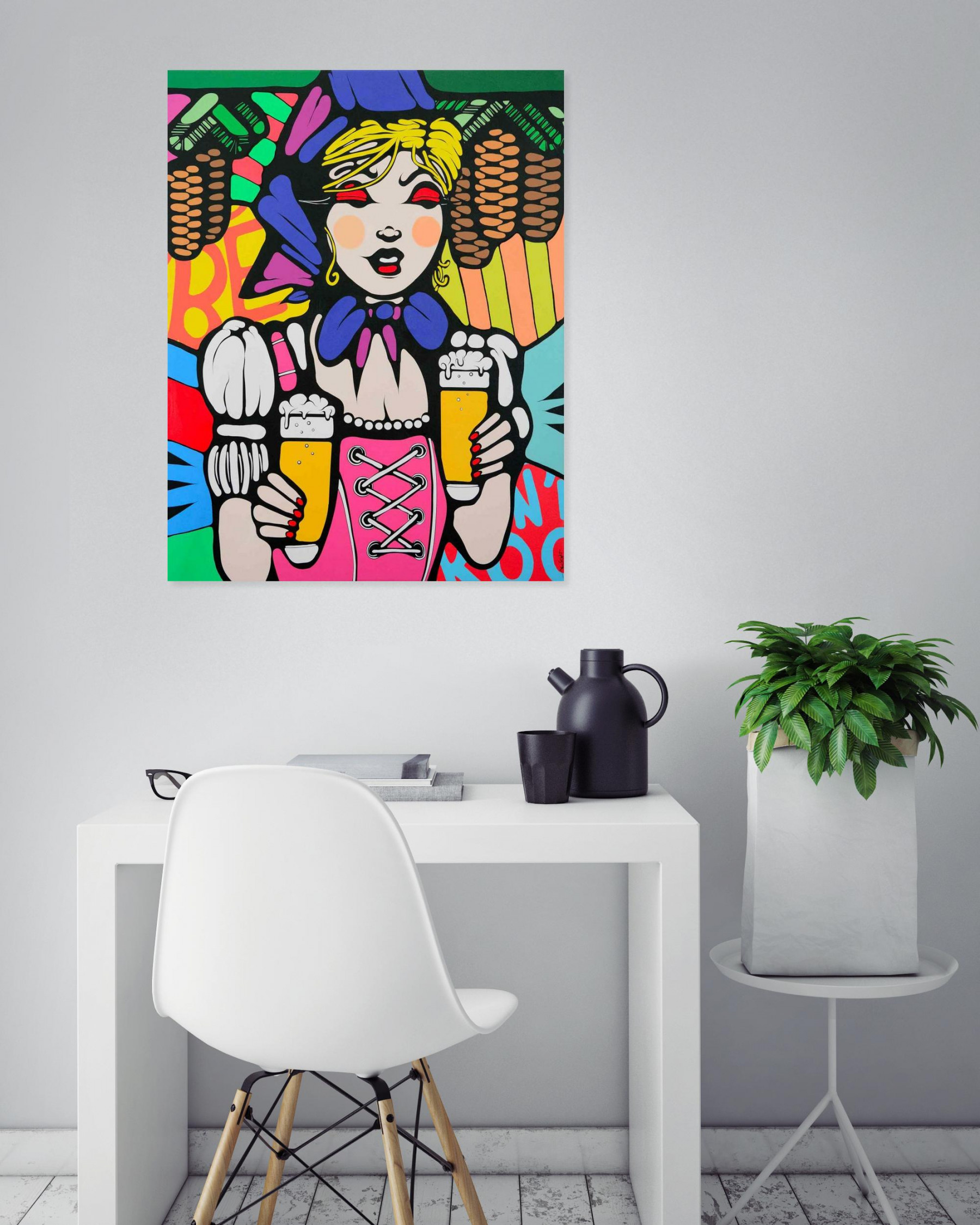 Ewen Gur, Birgit Kraft, painting - Artalistic online contemporary art buying and selling gallery