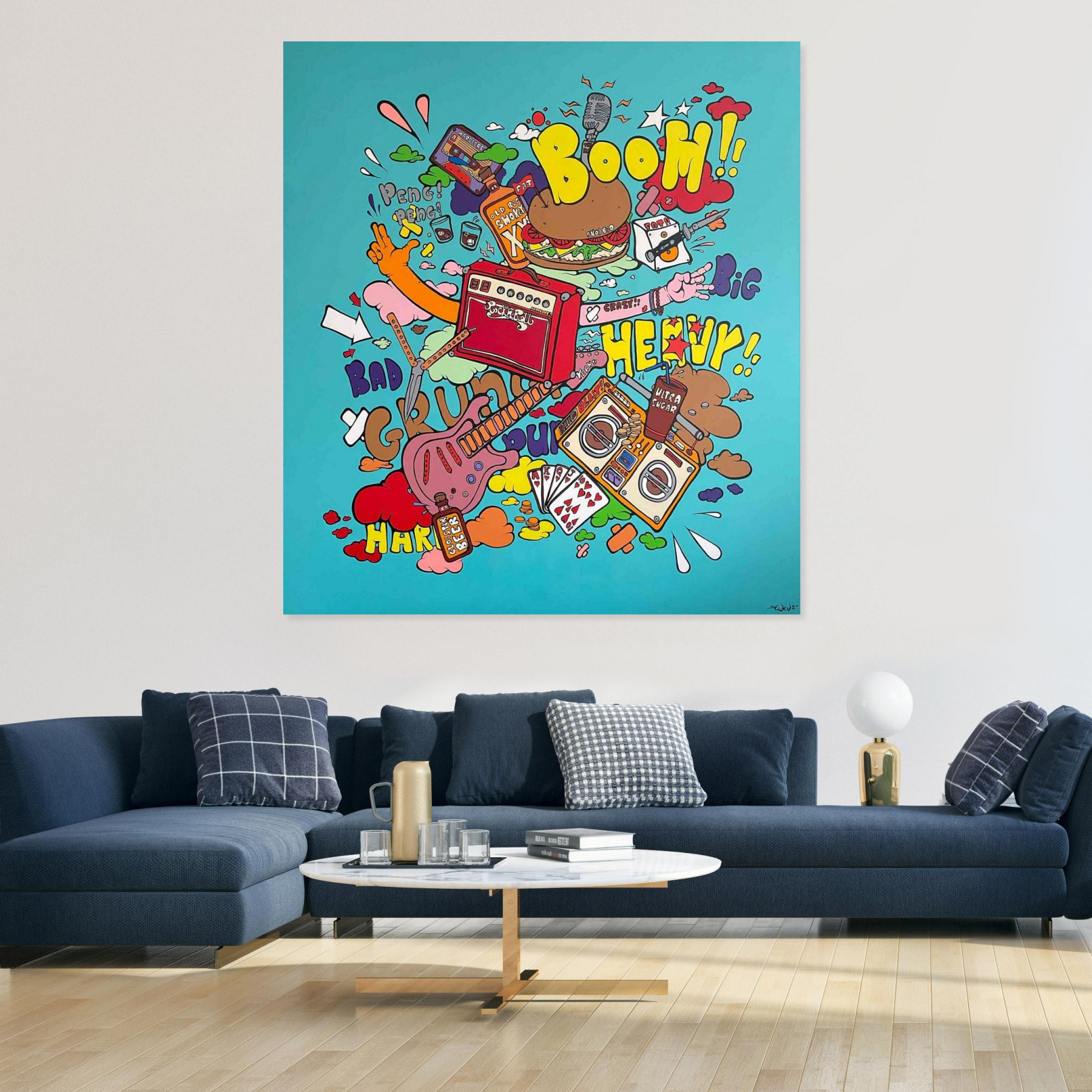Ewen Gur, On the road again, painting - Artalistic online contemporary art buying and selling gallery