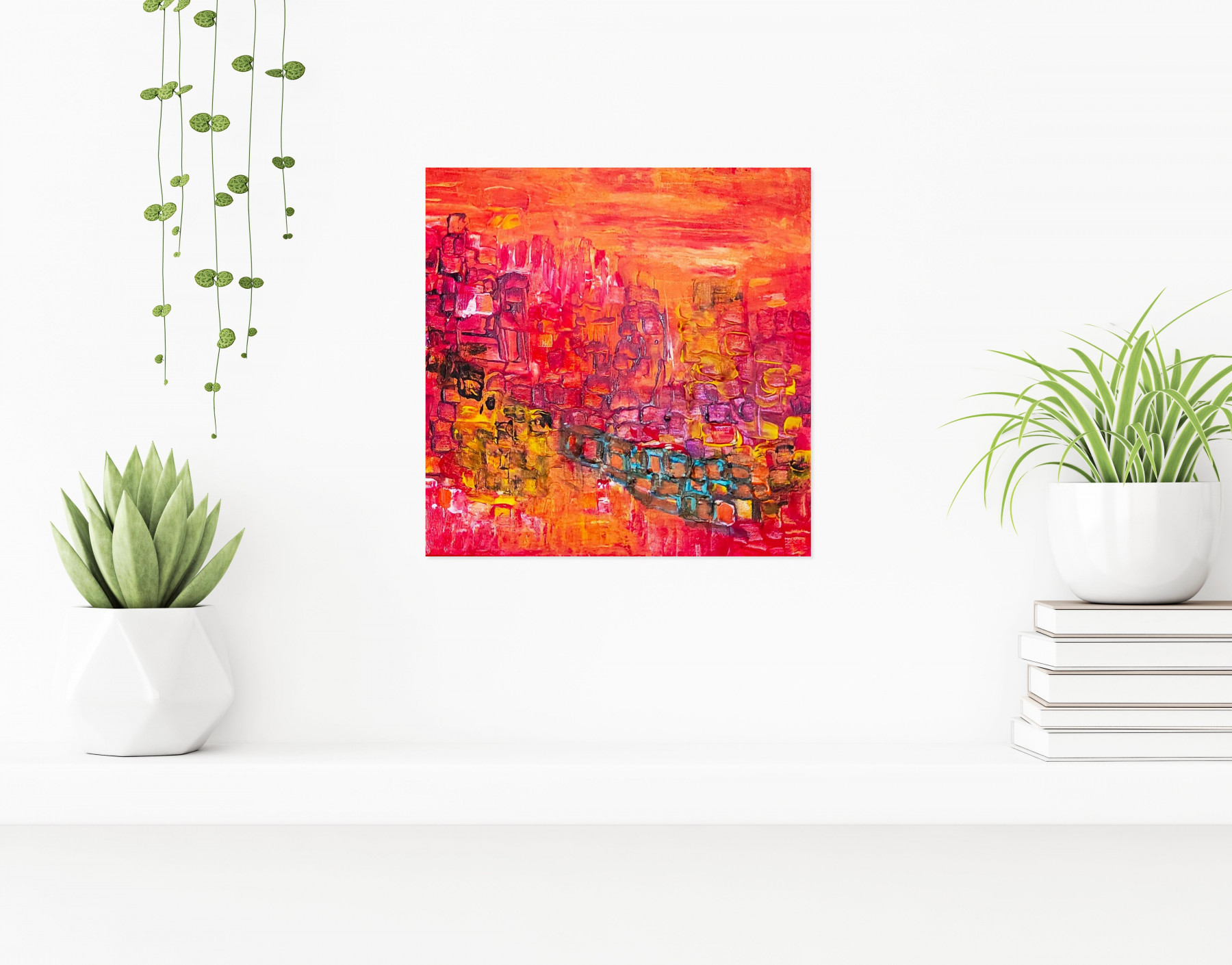 Tissa, vestige d'une ville effondrée, painting - Artalistic online contemporary art buying and selling gallery