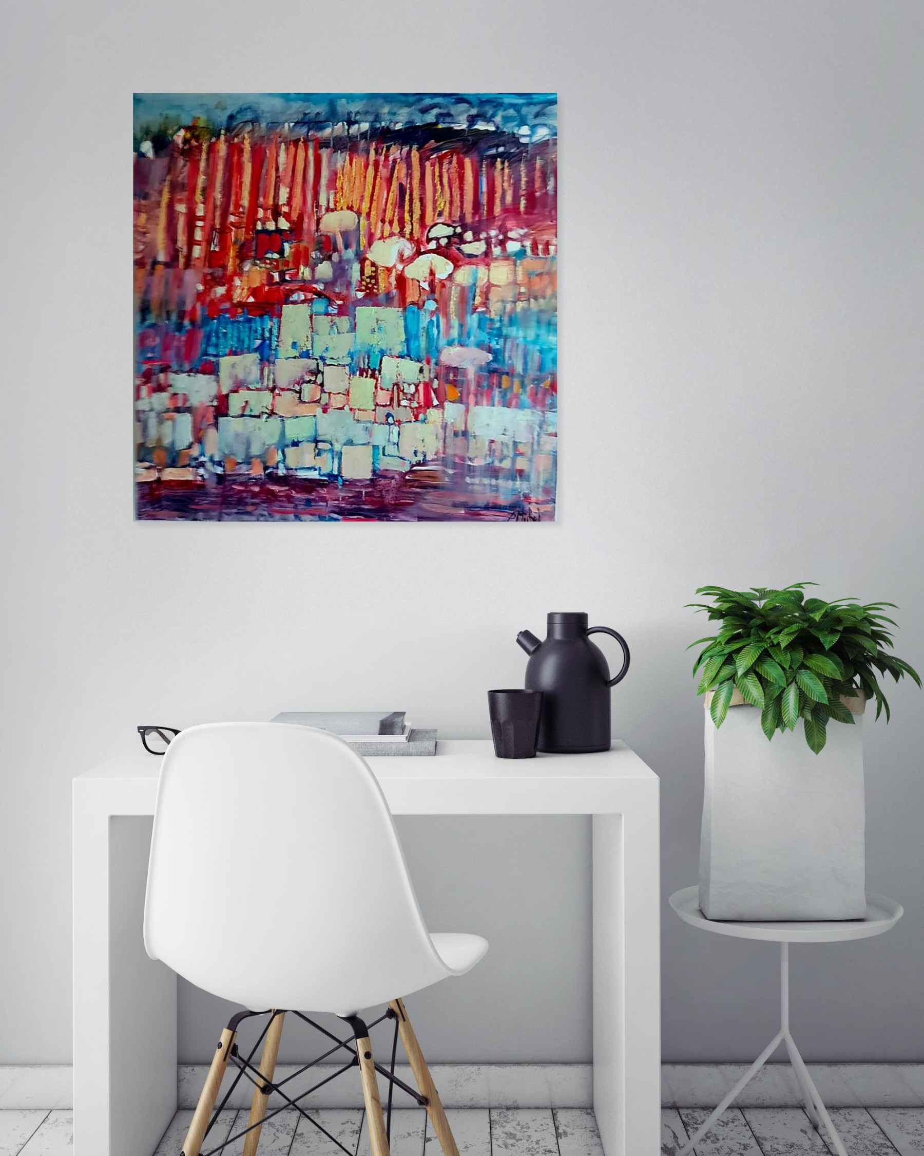 Philippe Michel, Automne, painting - Artalistic online contemporary art buying and selling gallery