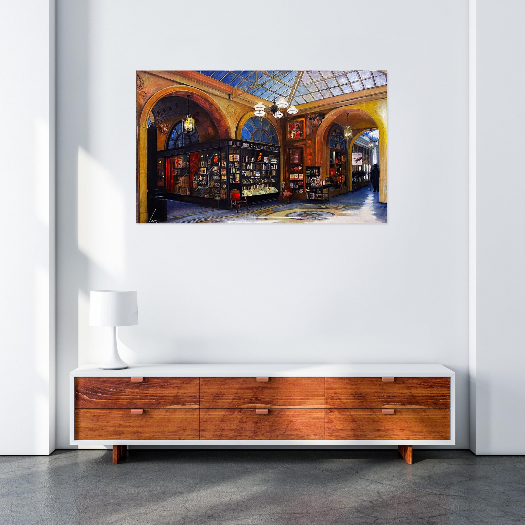 Nathalie Lemaître, Librairie, painting - Artalistic online contemporary art buying and selling gallery