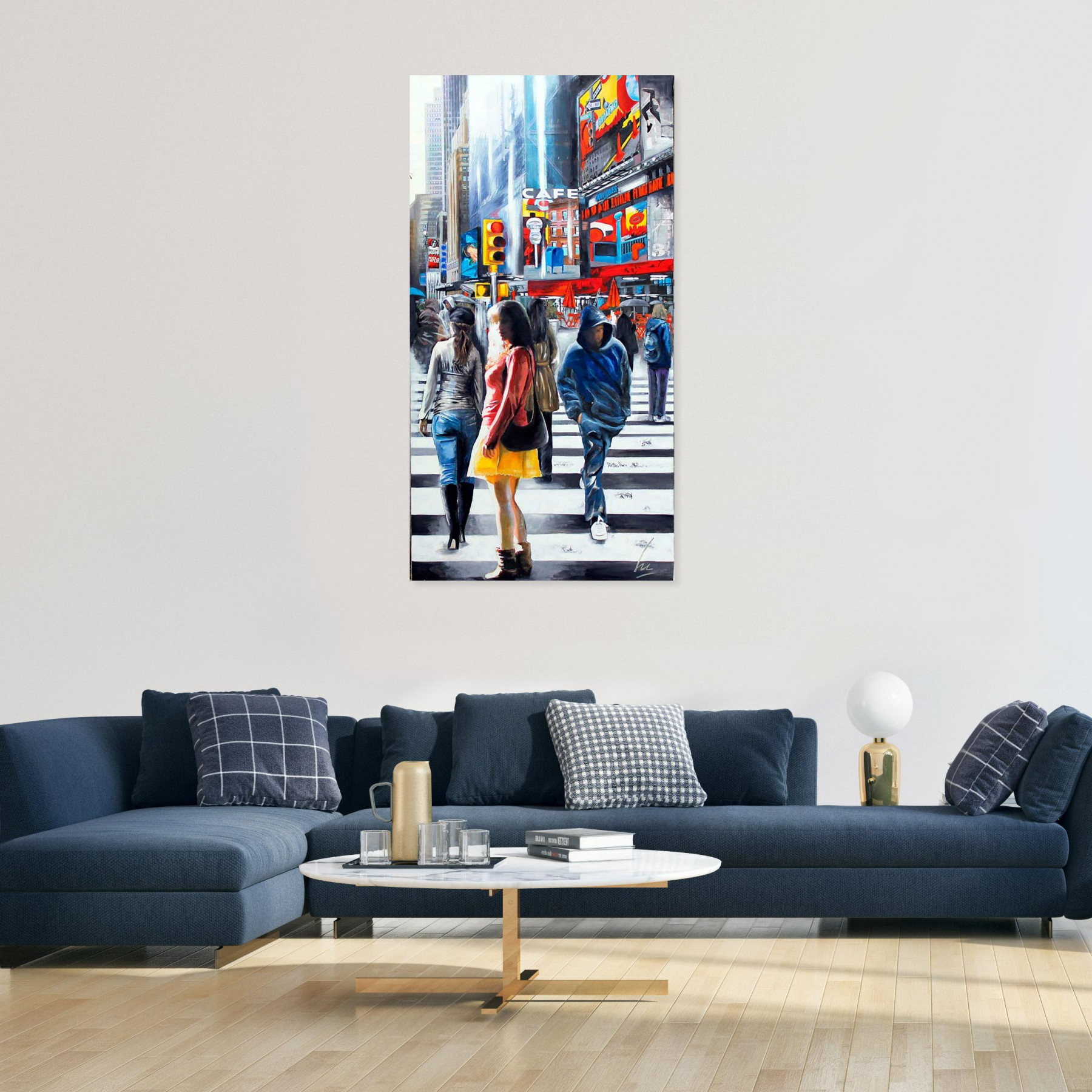 Nathalie Lemaître, Sunny Girl, painting - Artalistic online contemporary art buying and selling gallery