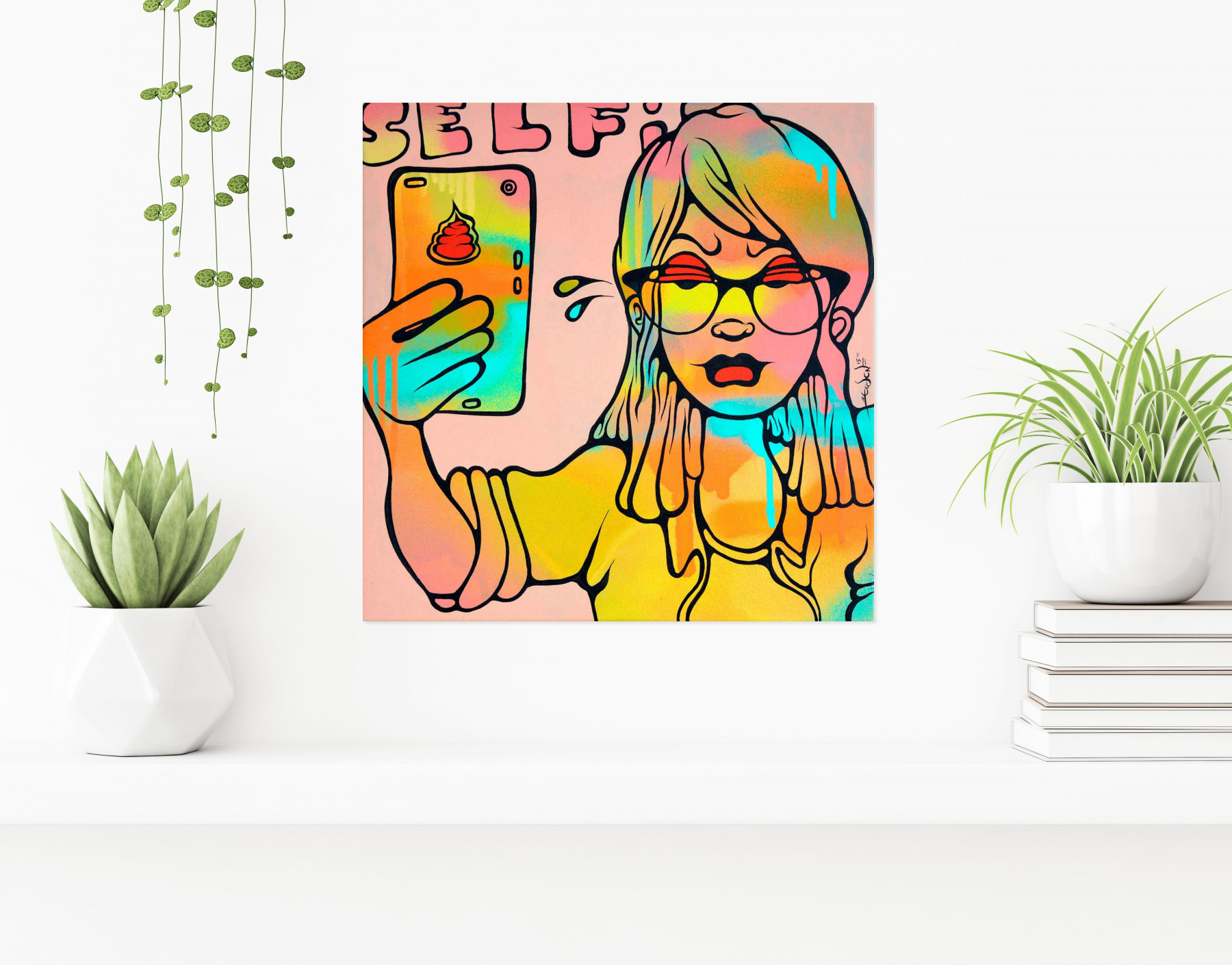 Ewen Gur, Selfie, painting - Artalistic online contemporary art buying and selling gallery