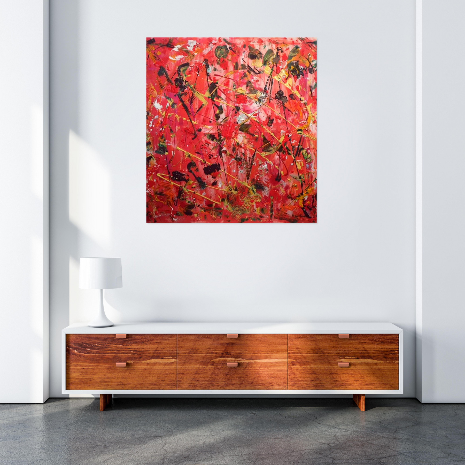 De Voc, rouge passion, painting - Artalistic online contemporary art buying and selling gallery