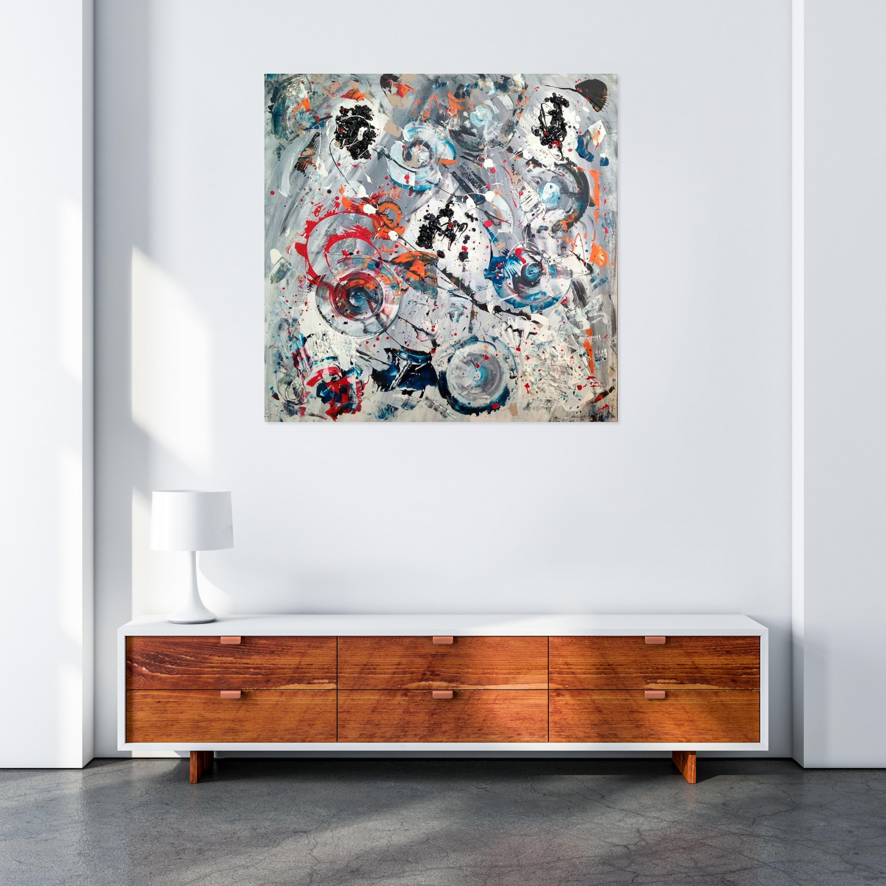 De Voc, tourbillons colores, painting - Artalistic online contemporary art buying and selling gallery