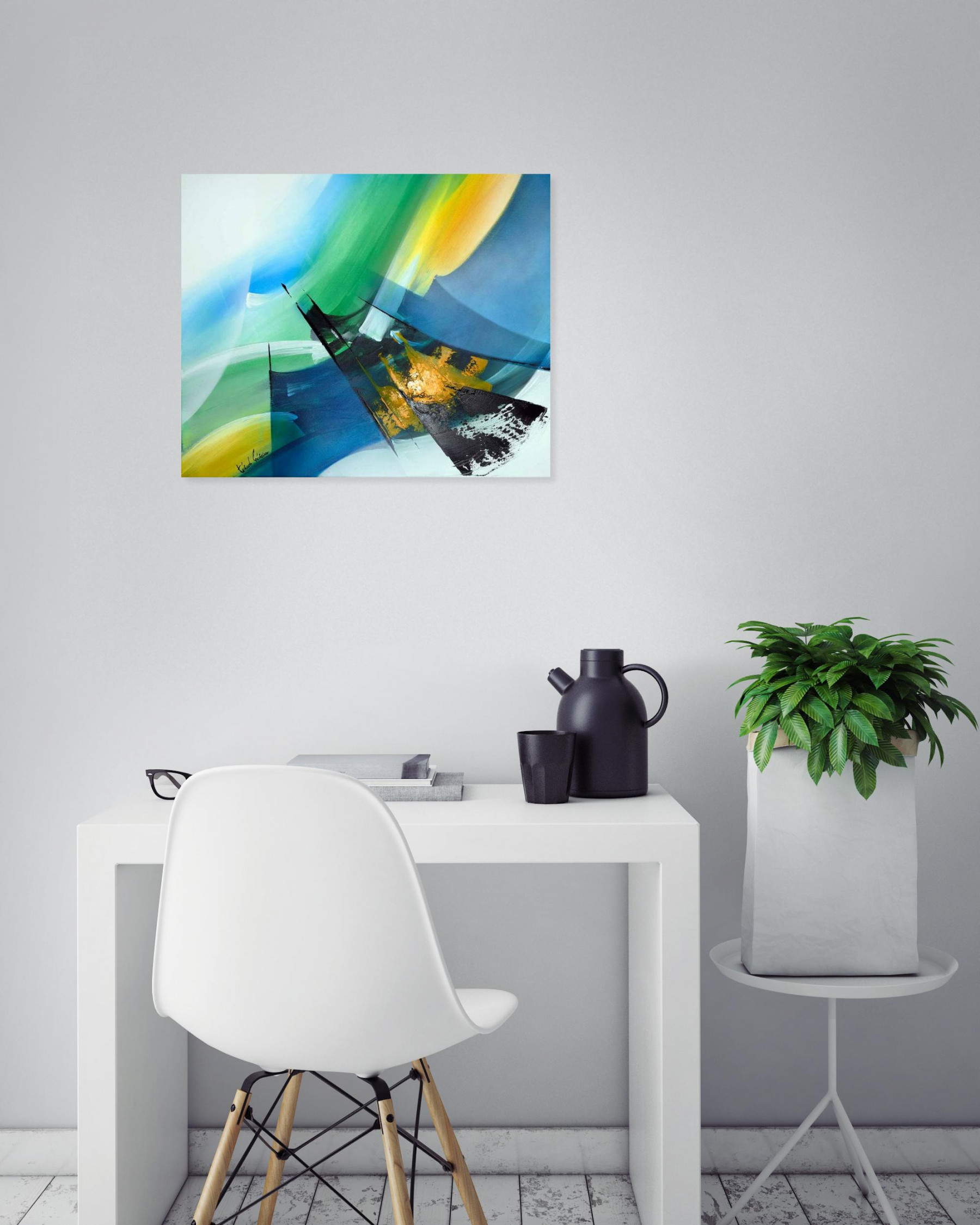 Tenurb-Géneau, composition 861, painting - Artalistic online contemporary art buying and selling gallery