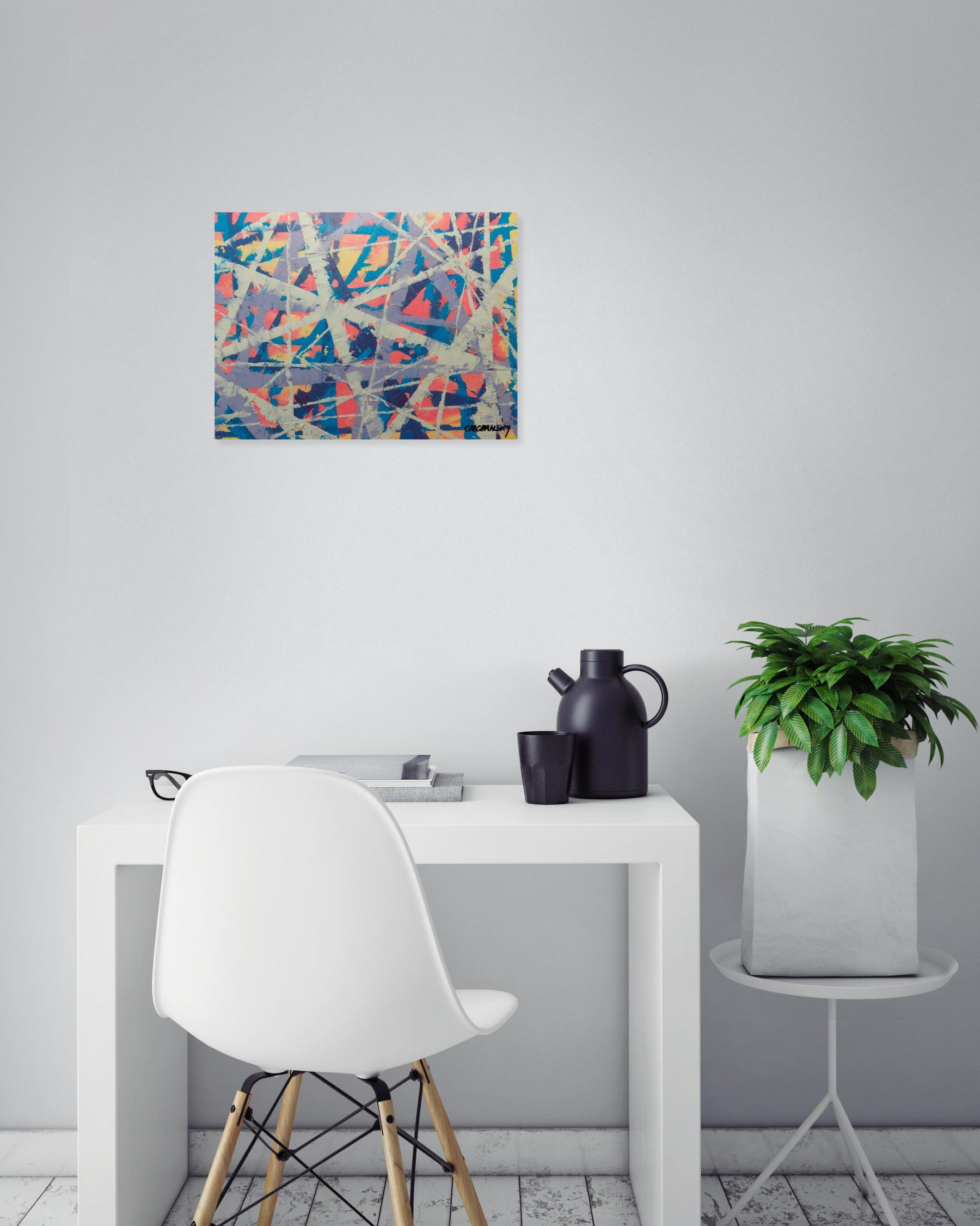 Joël Circhanski, 021, painting - Artalistic online contemporary art buying and selling gallery