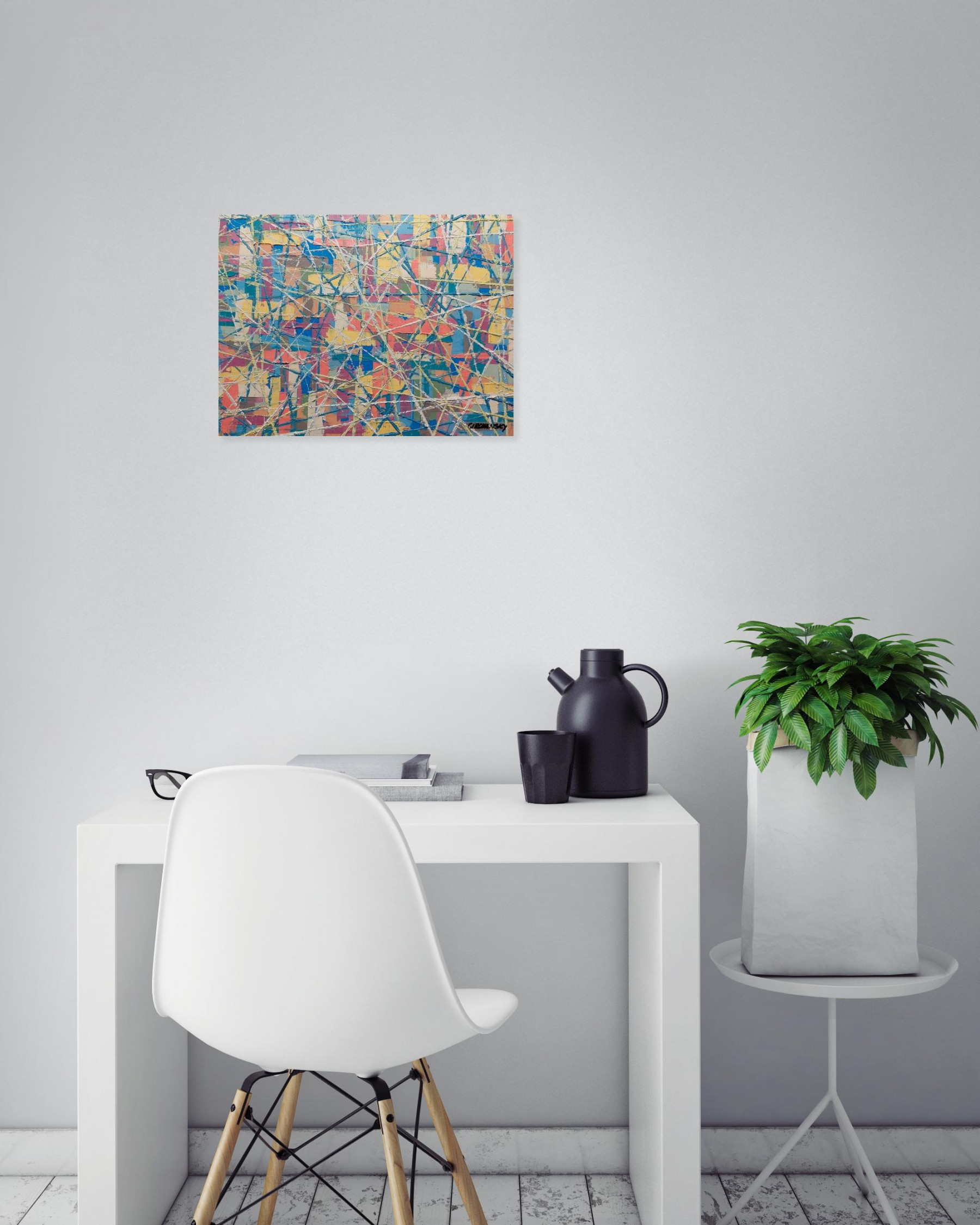Joël Circhanski, 025, painting - Artalistic online contemporary art buying and selling gallery