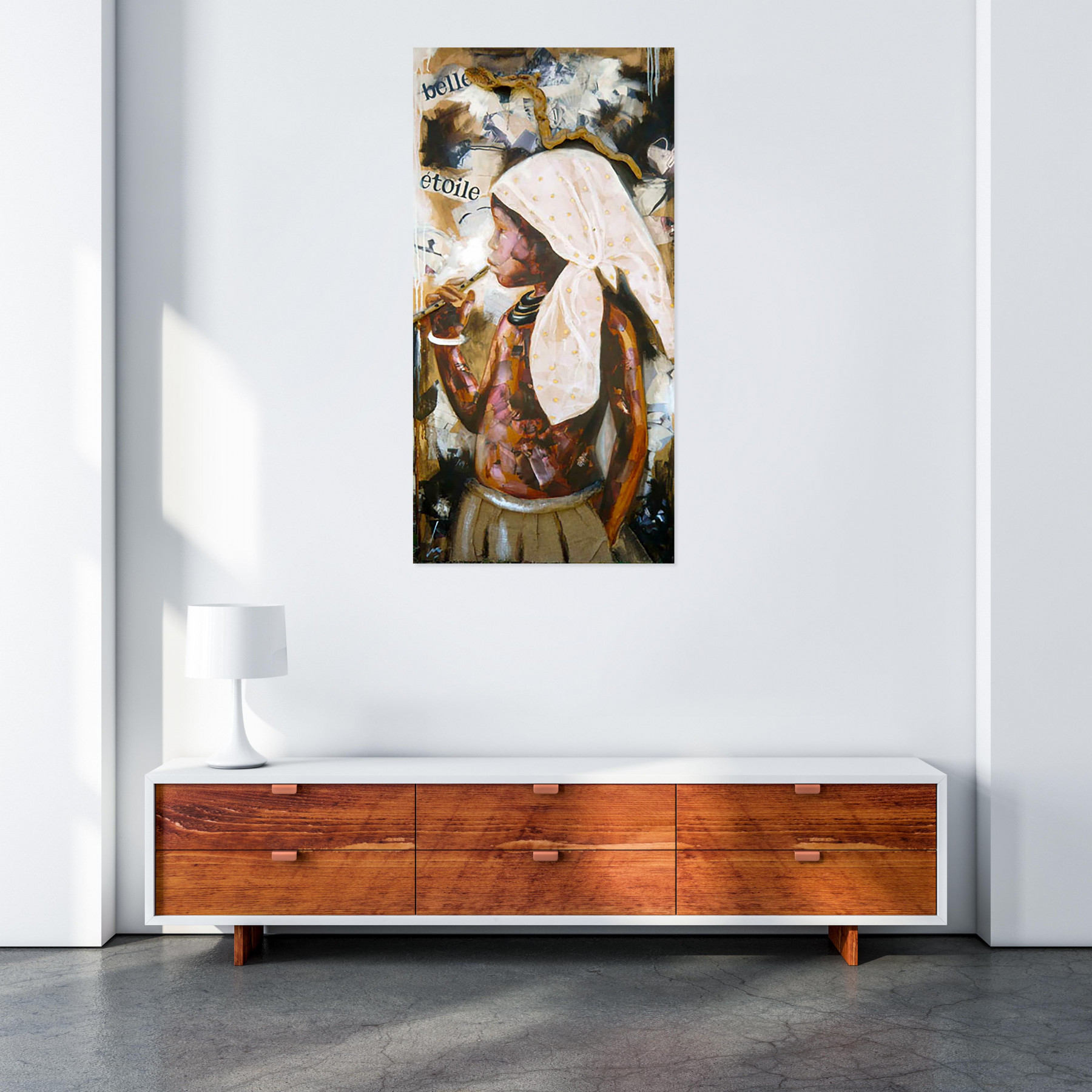 Nathalie Lemaitre, La belle étoile, painting - Artalistic online contemporary art buying and selling gallery