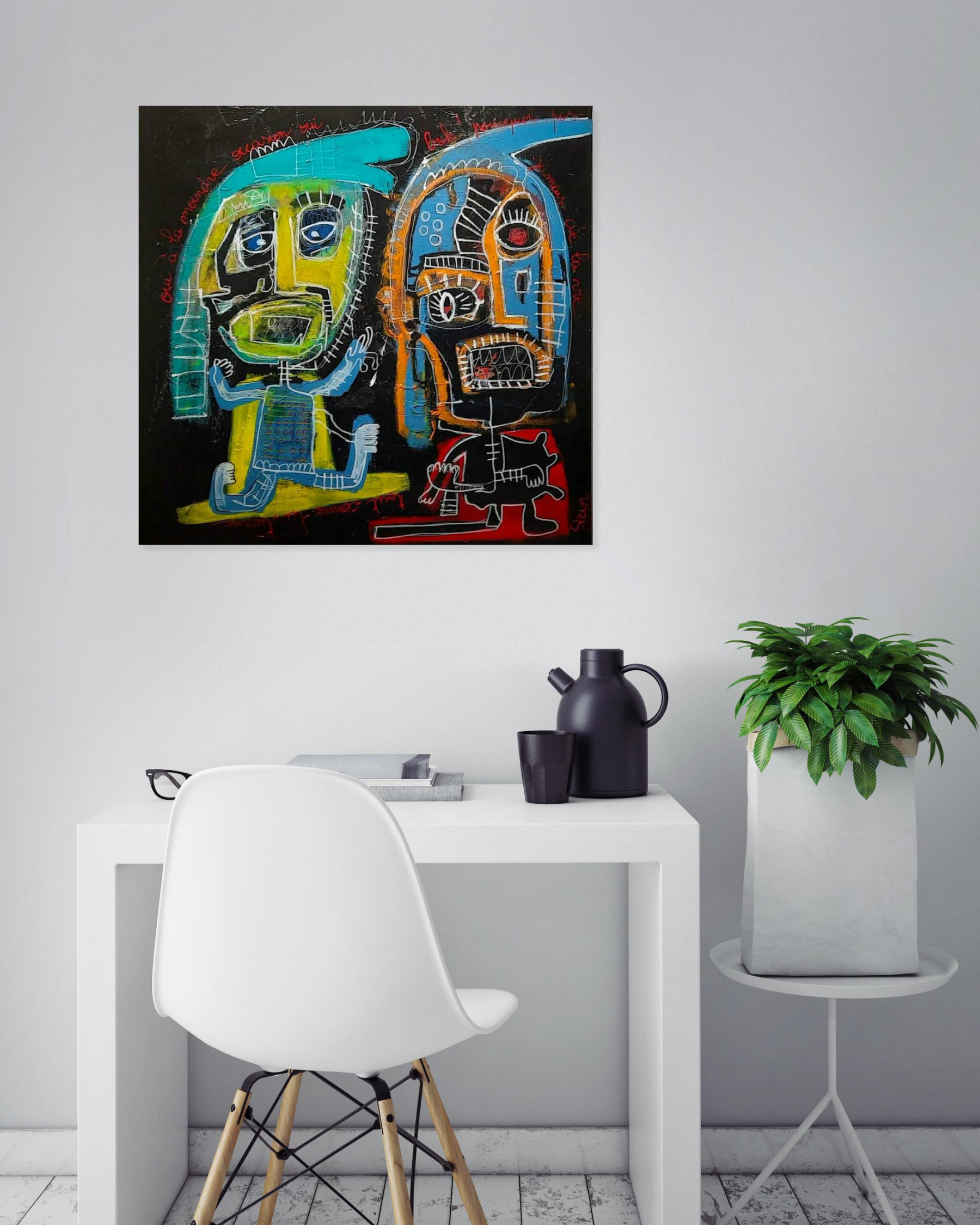 Eric Stein, Jamais de la vie, painting - Artalistic online contemporary art buying and selling gallery