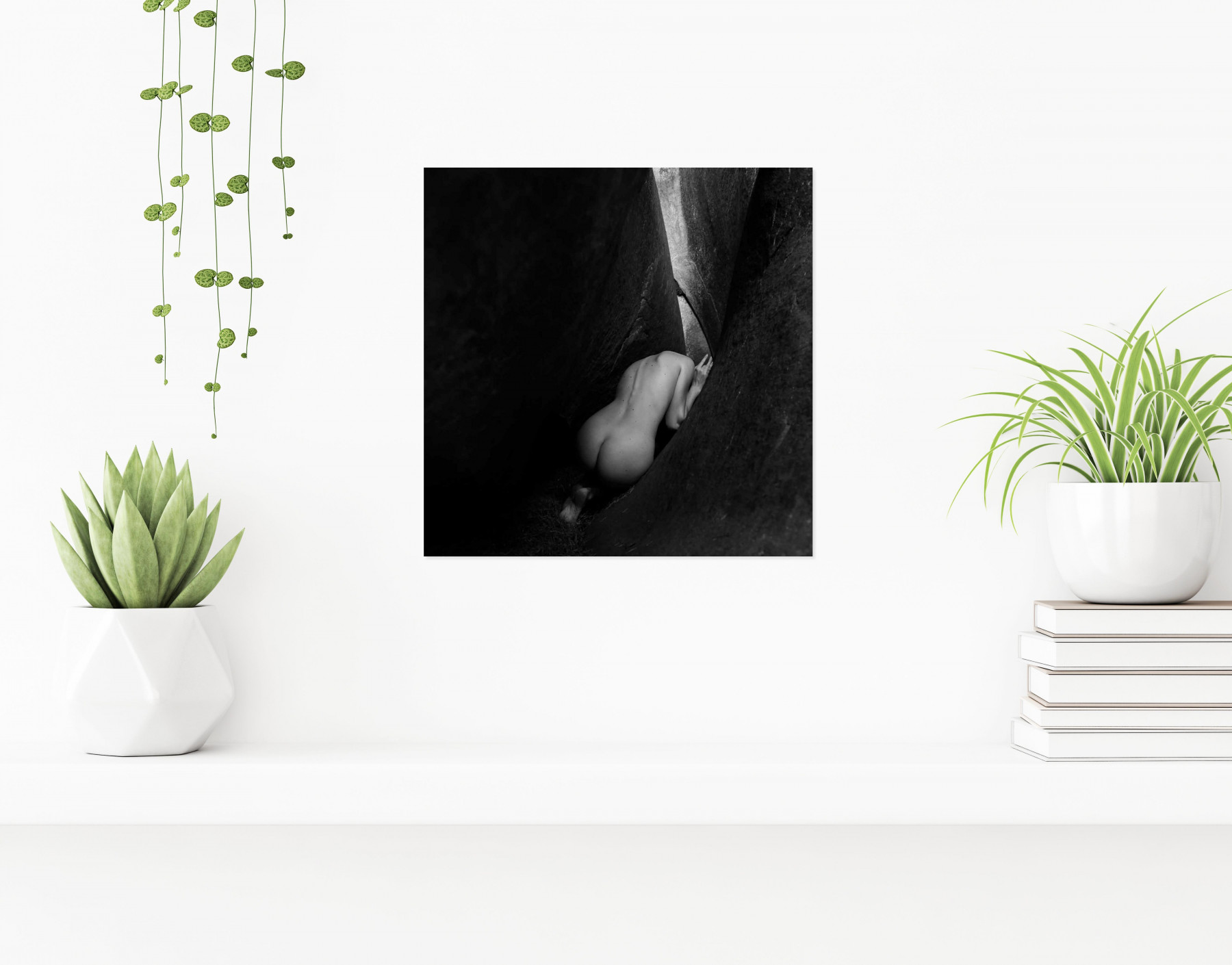 VPMG Image, nude in the rock, photo - Artalistic online contemporary art buying and selling gallery