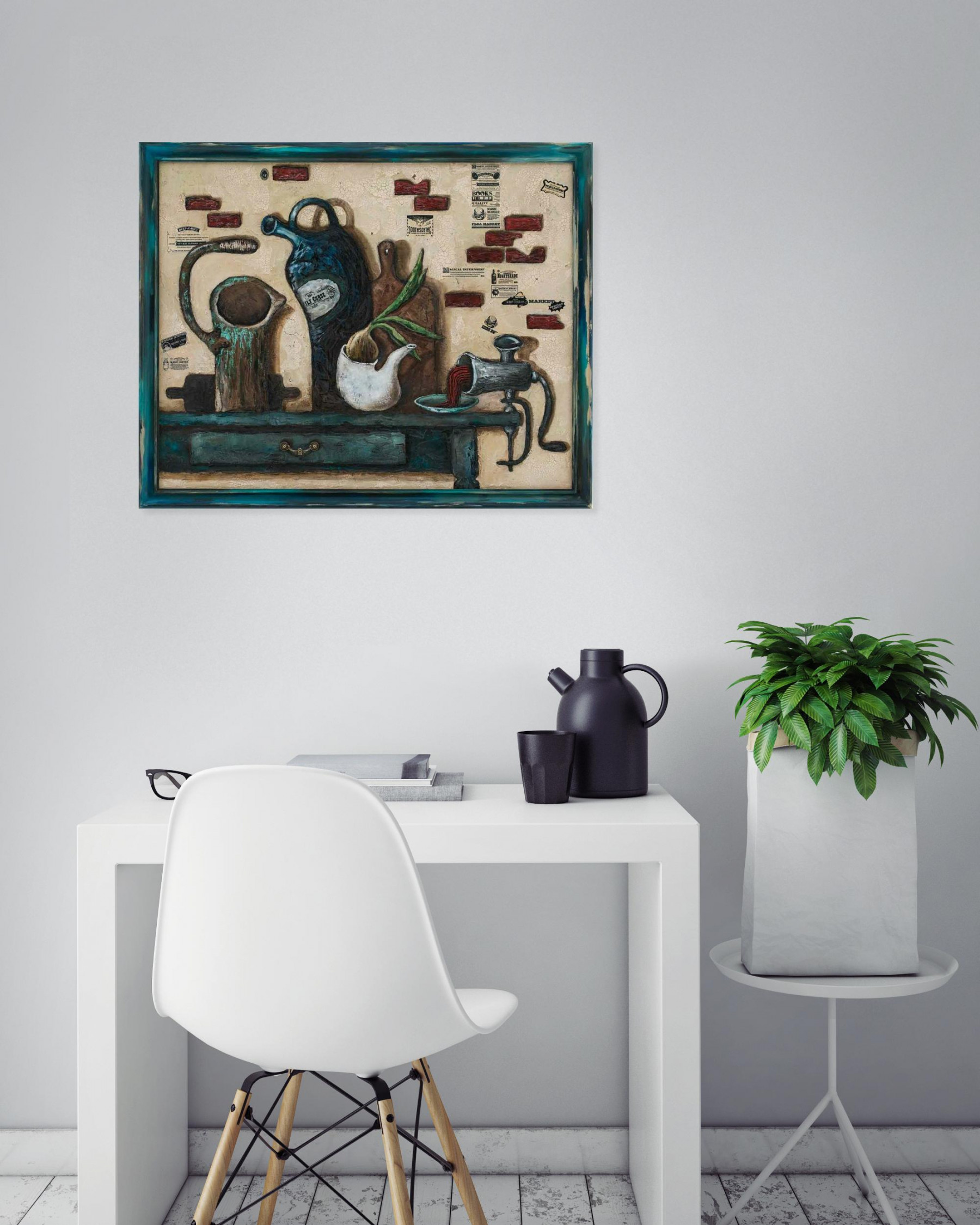 Irina Zolotareva, nature morte féminine, painting - Artalistic online contemporary art buying and selling gallery