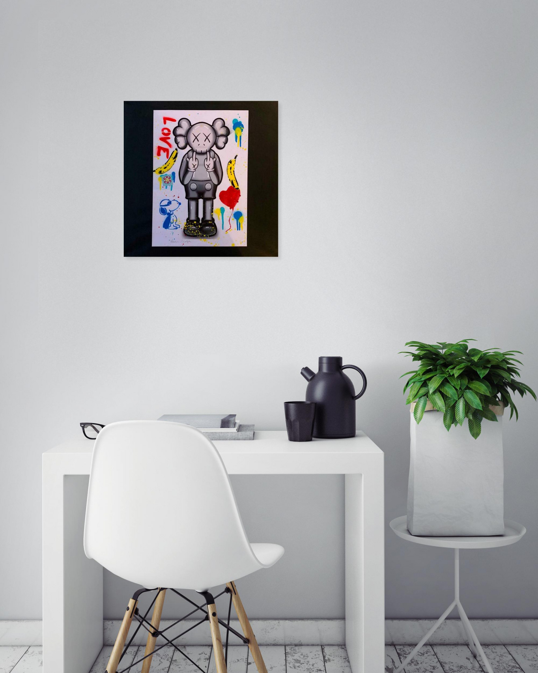 Koen Betjes, Kaws chocolate, drawing - Artalistic online contemporary art buying and selling gallery