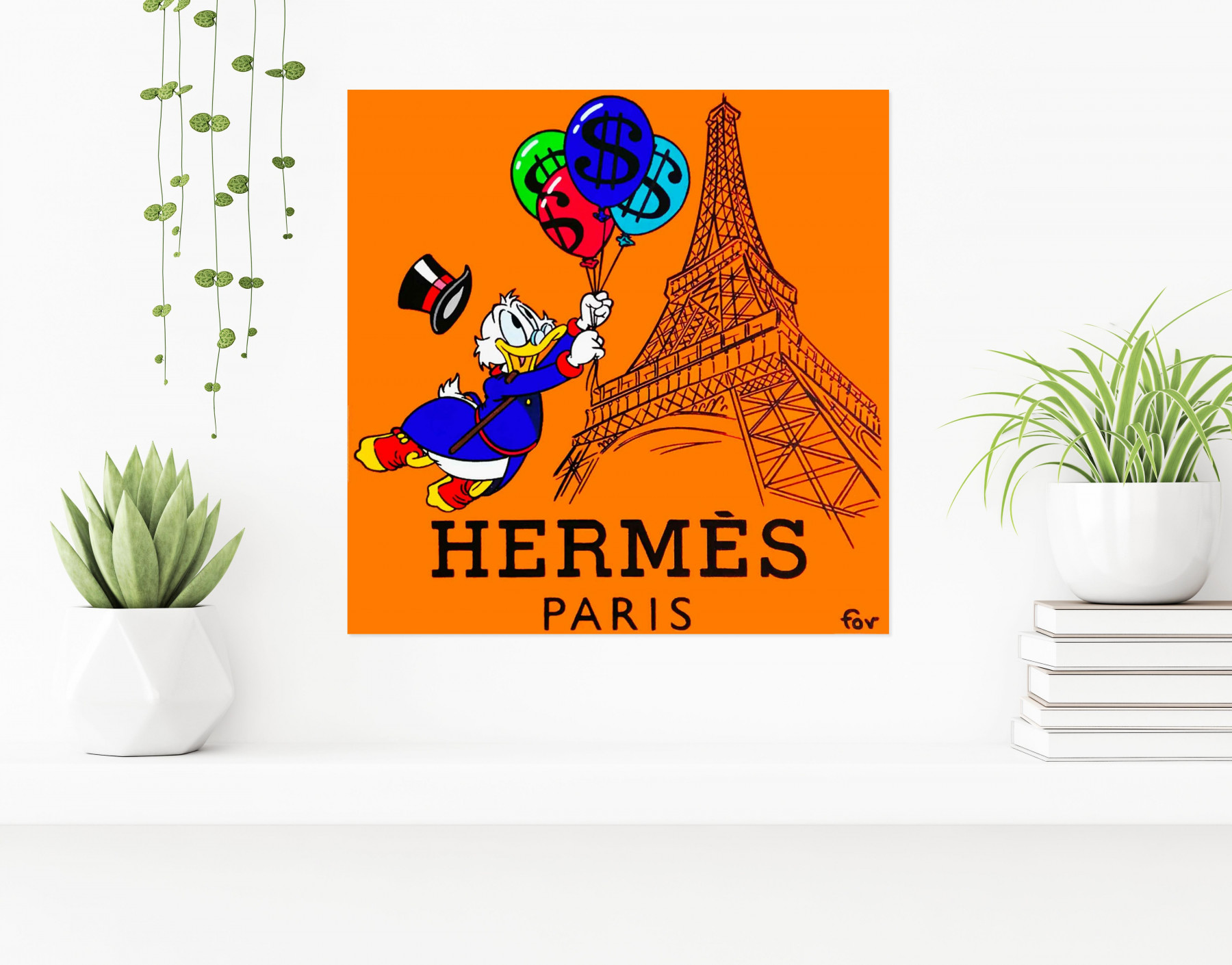 Fov, Picsou Hermès, painting - Artalistic online contemporary art buying and selling gallery