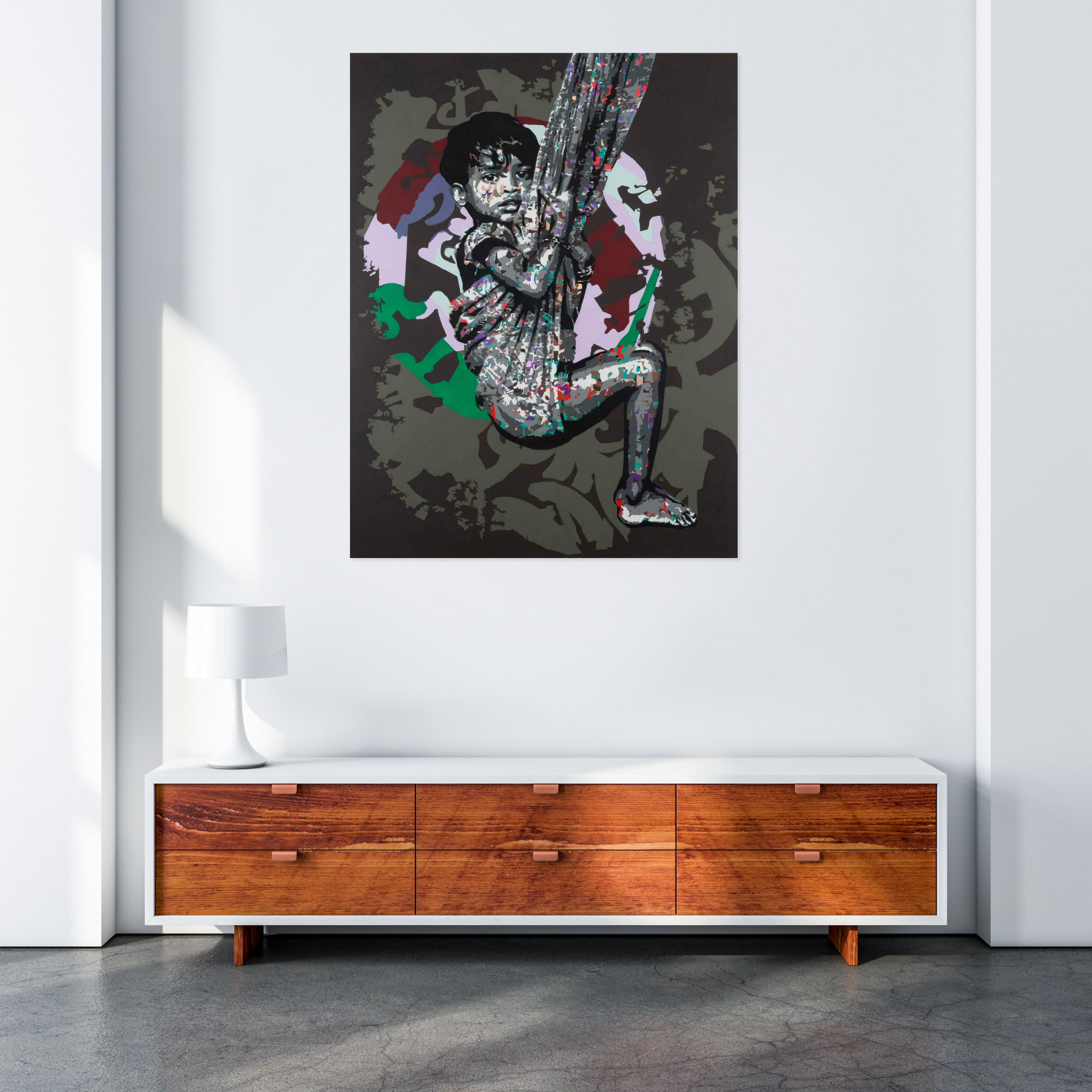 Lucie Lith, Toujours suspendu, painting - Artalistic online contemporary art buying and selling gallery