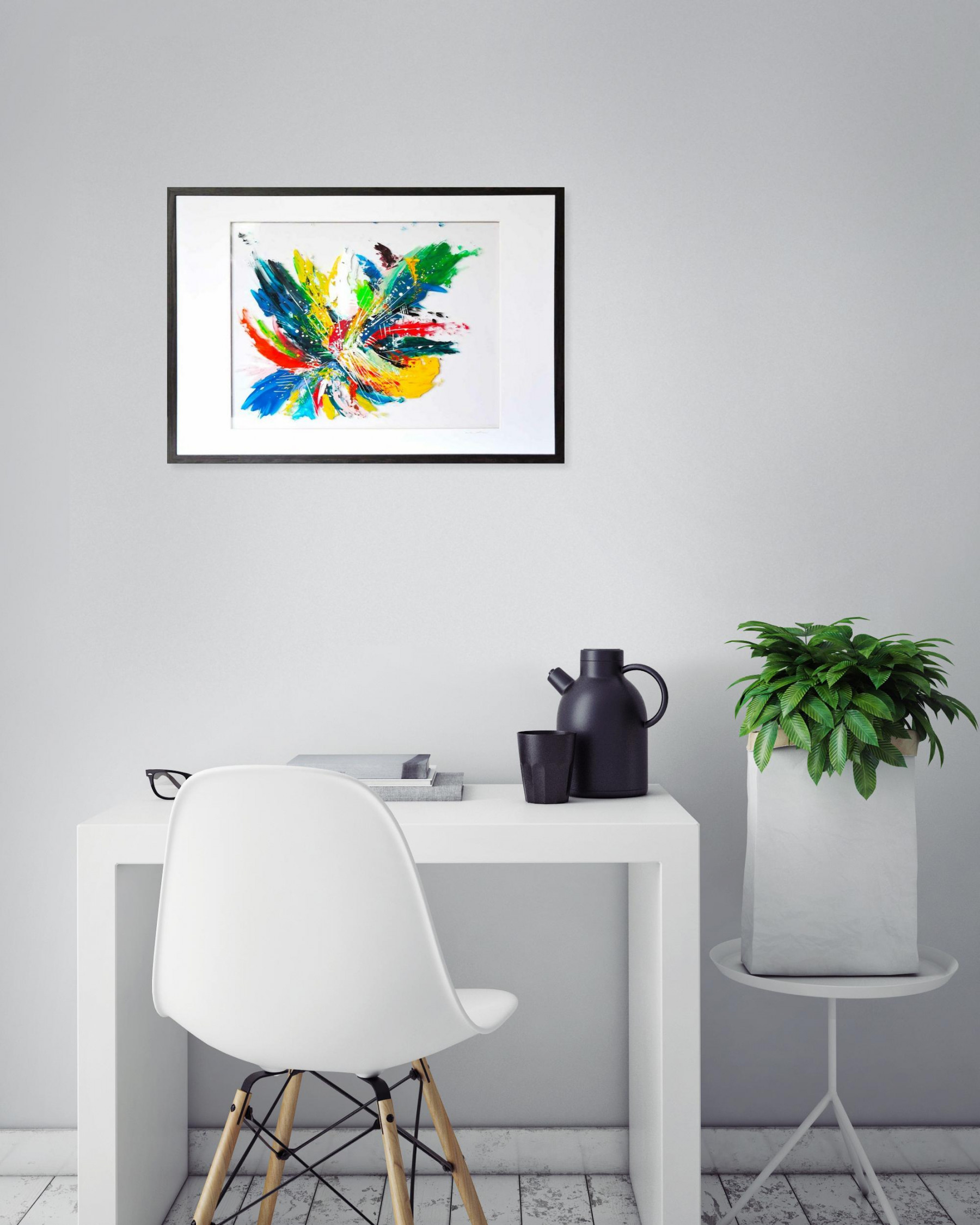 Rita Vandenherrewegen, floral, painting - Artalistic online contemporary art buying and selling gallery